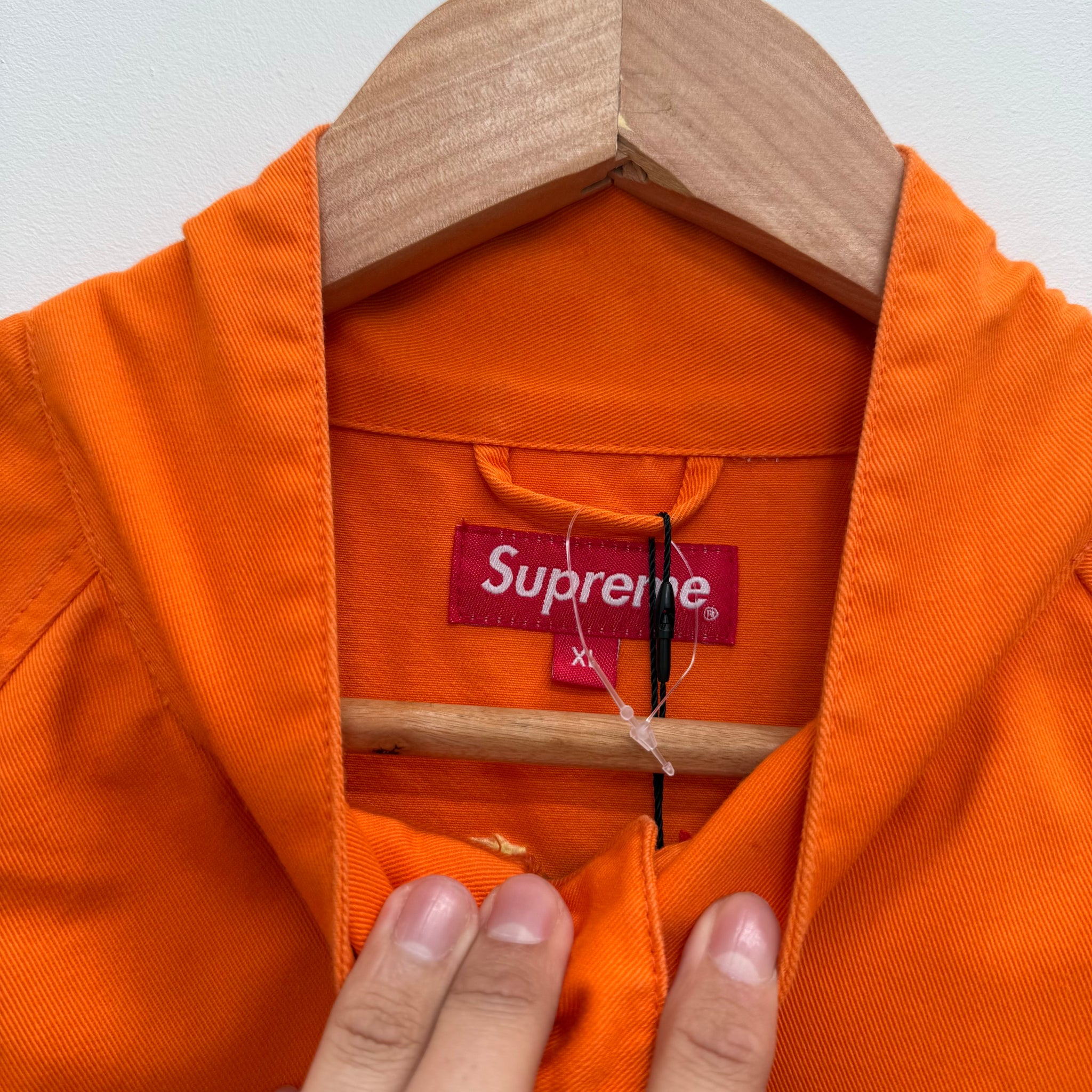 Supreme New York Chief Harrington Orange Jacket (Size XL)