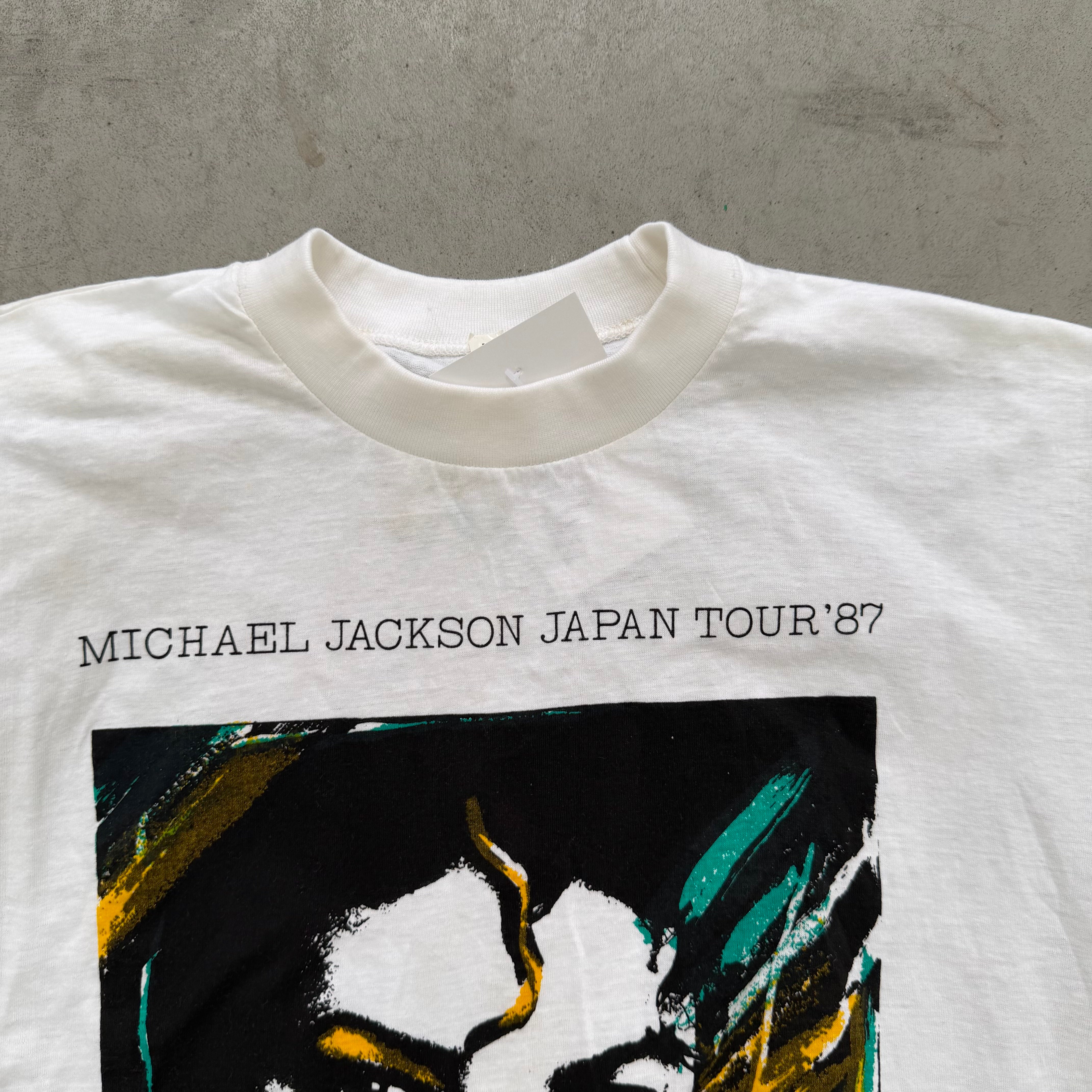 Michael Jackson 1987 Japan Tour Double Sided T Shirt (fits S-M