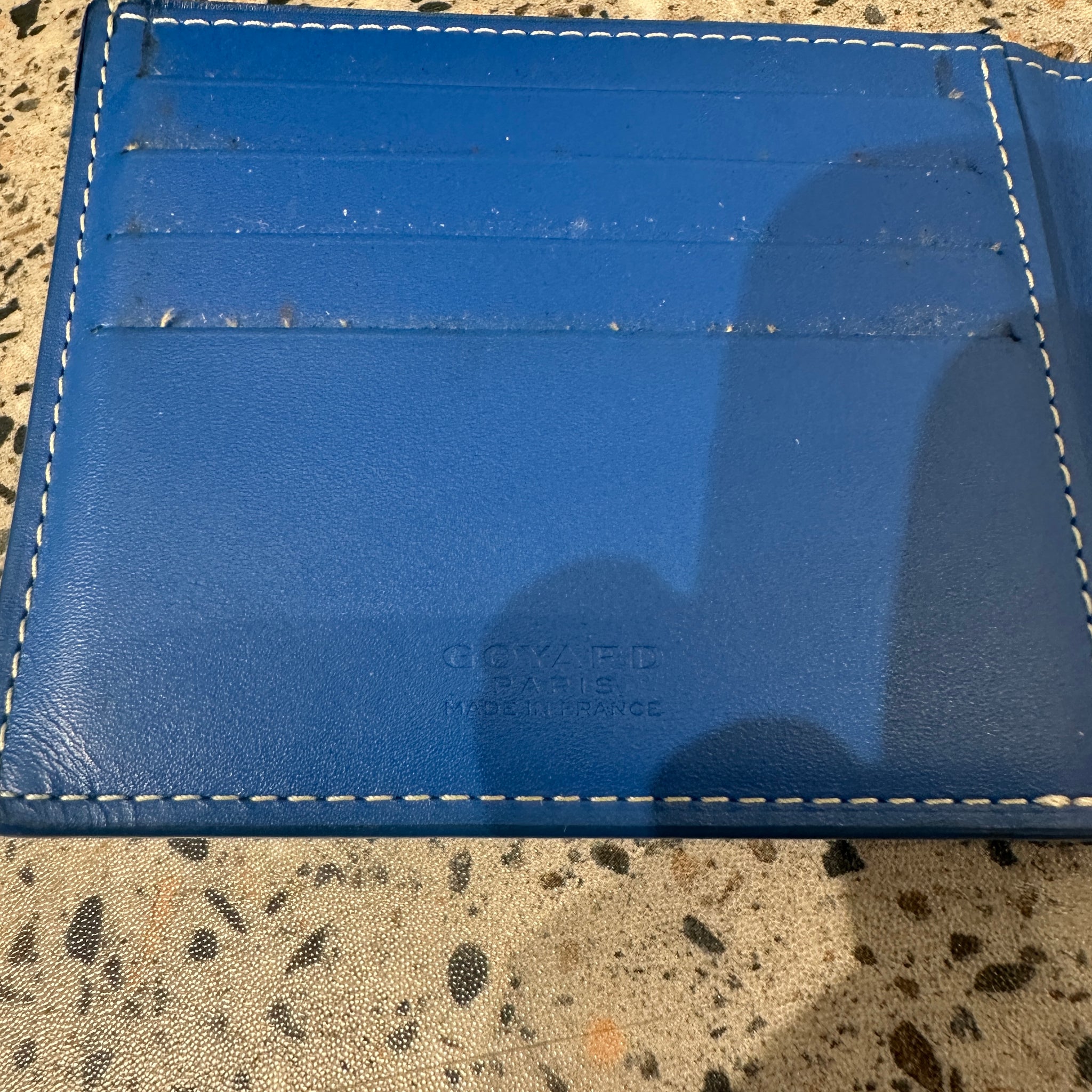 Goyard Victorie Wallet Blue