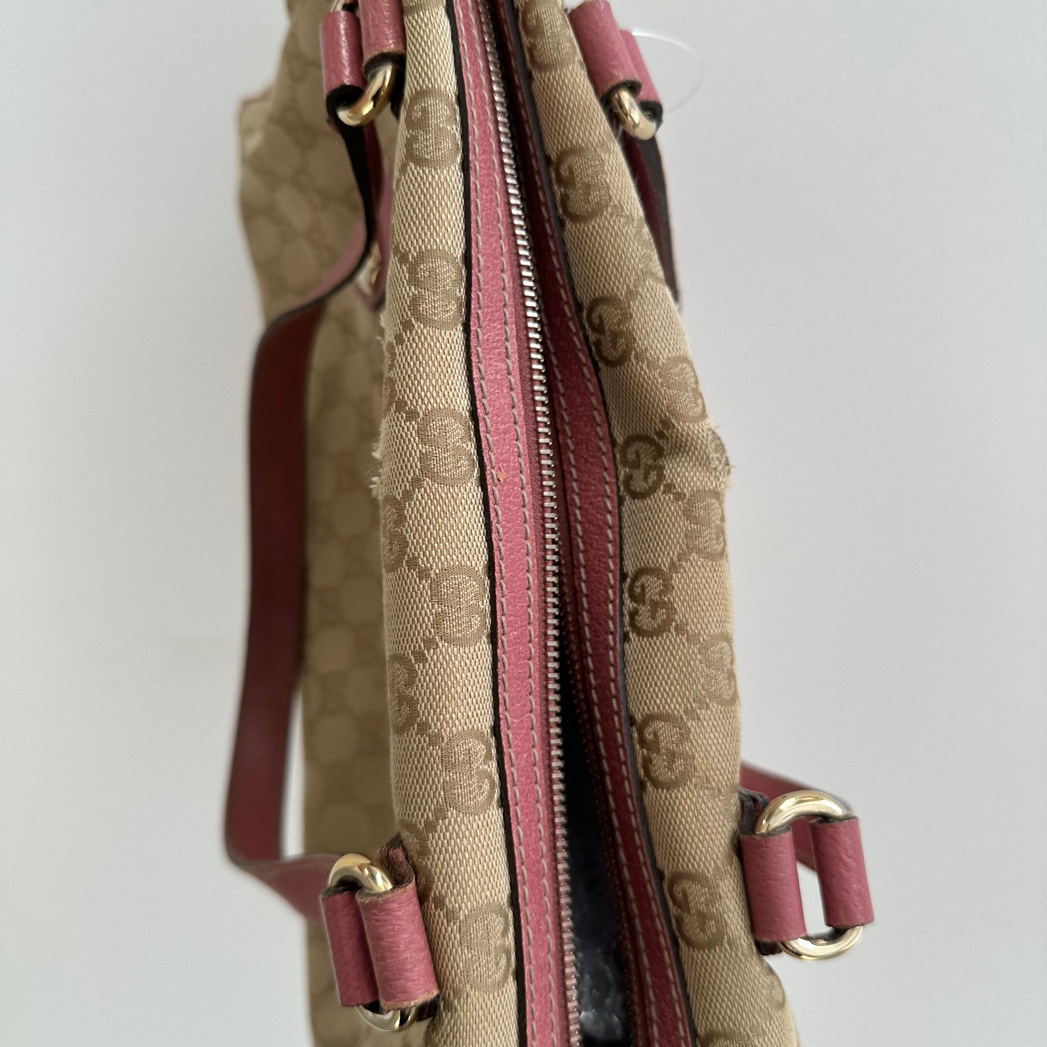 Gucci GG Print Charmy Handle Bag