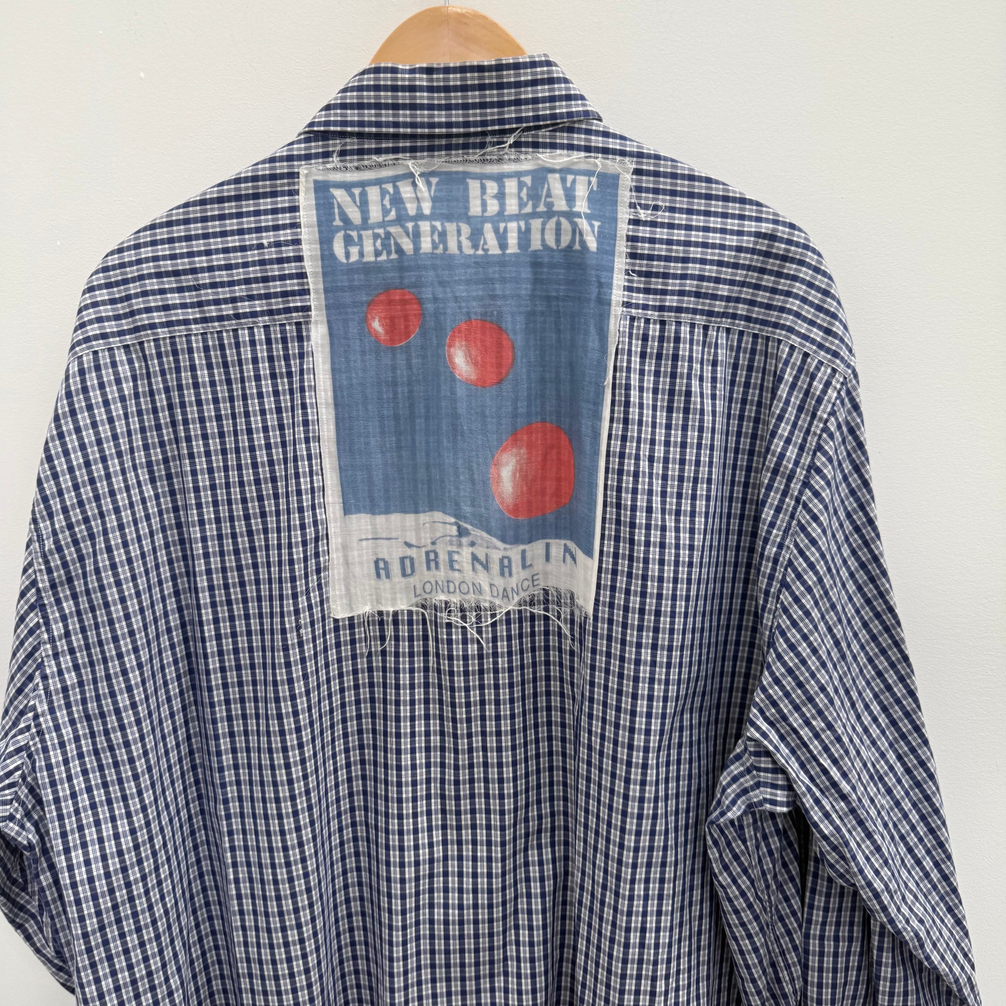 Martine Rose FW18 Boyfriend Utopia Logo Button Shirt (fits L-XL)