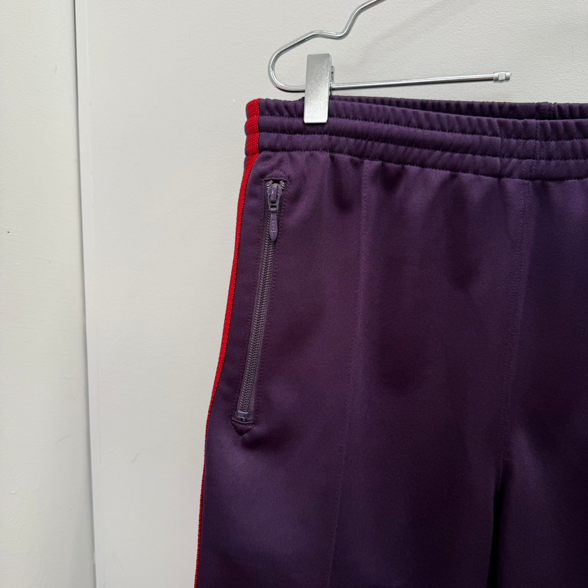 Needles Track Pant Poly Smooth Purple/Red (Size M)