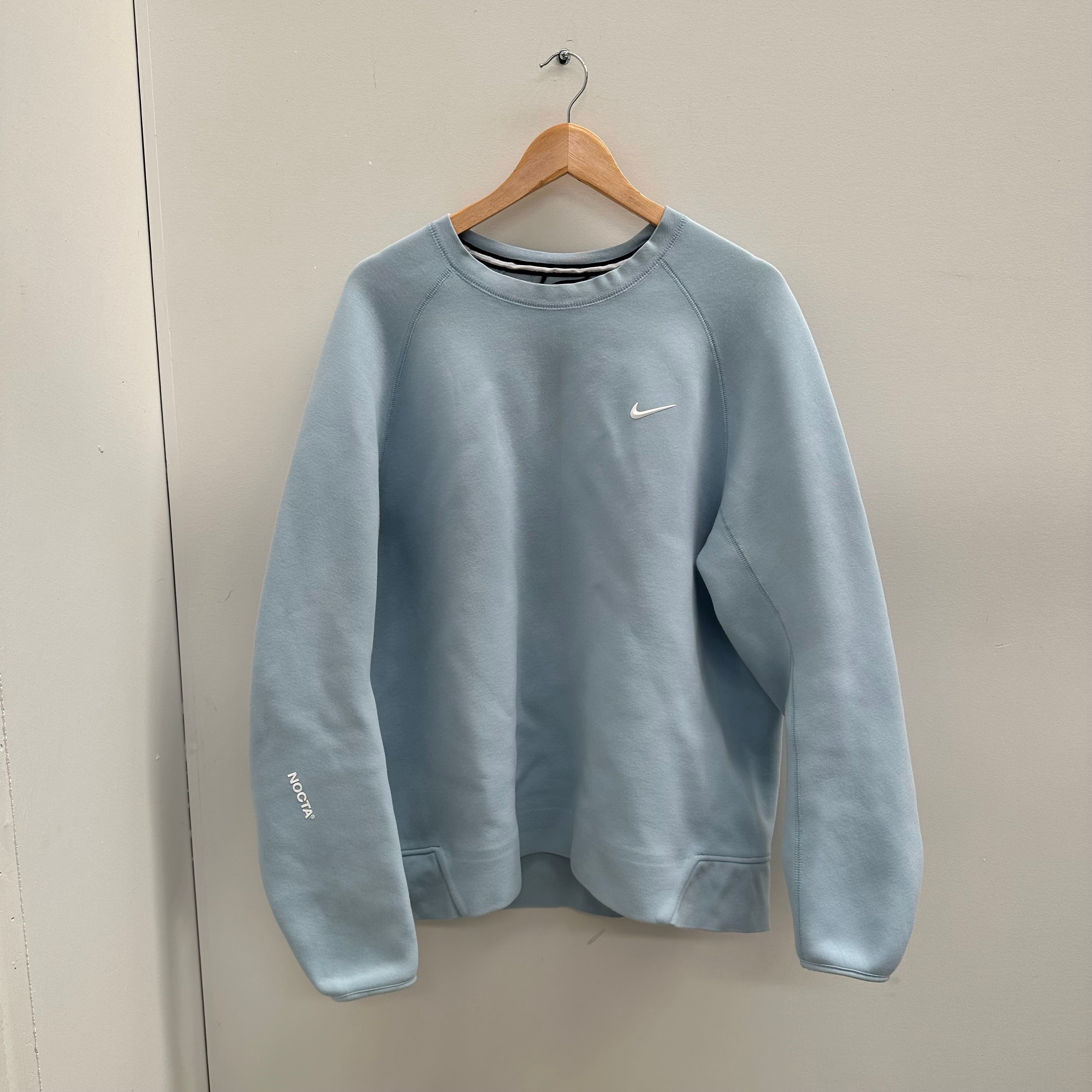 Nike x Nocta Tech Fleece Crew Cobalt Blue Tint (Size XL) – Curated by ...