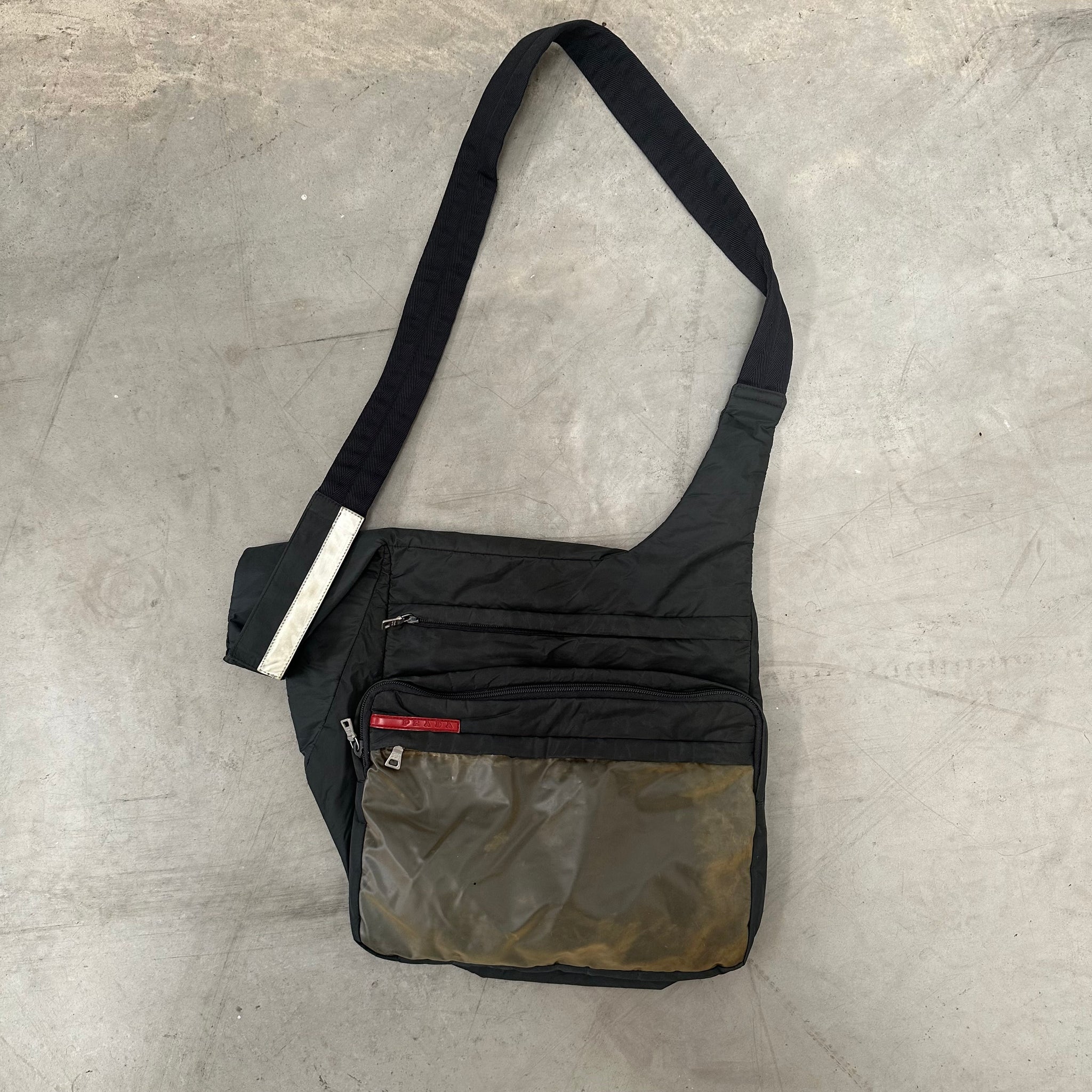 Prada Sport Front Logo Shoulder / Messenger Bag