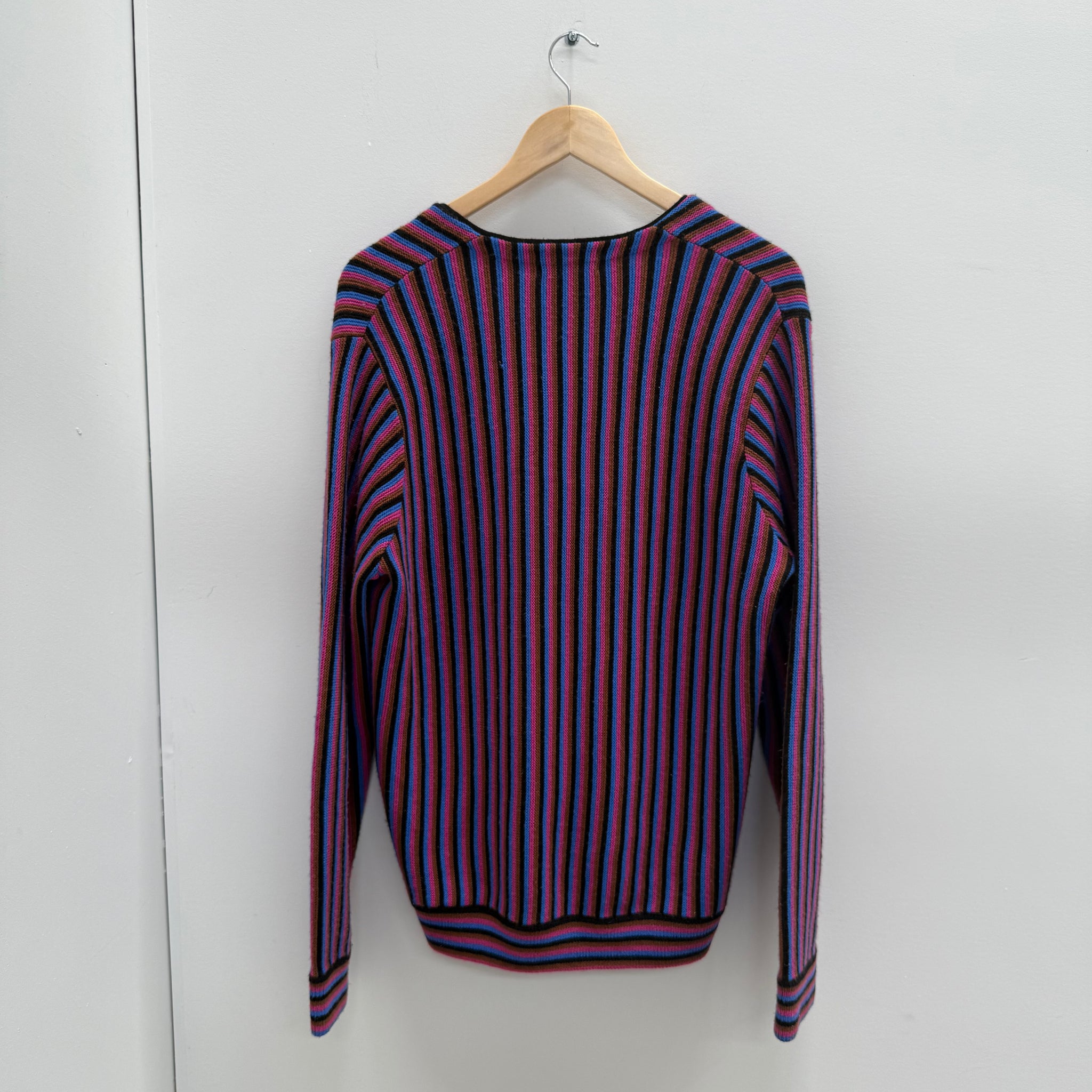 Supreme Rainbow Striped Cardigan (Size L)
