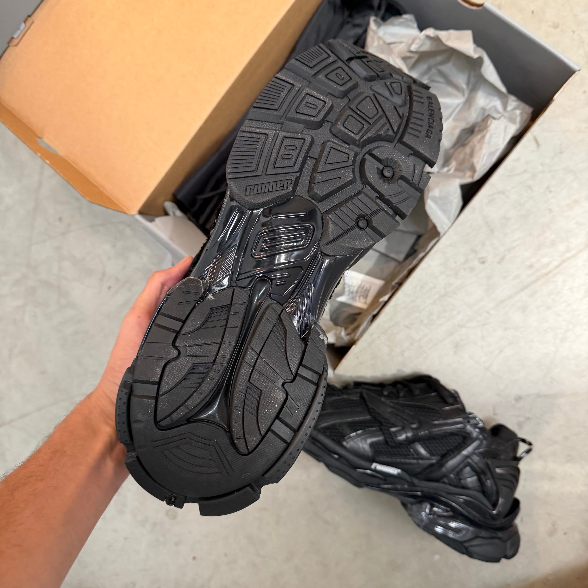 Balenciaga Black Runner Sneaker (EU46/US13)