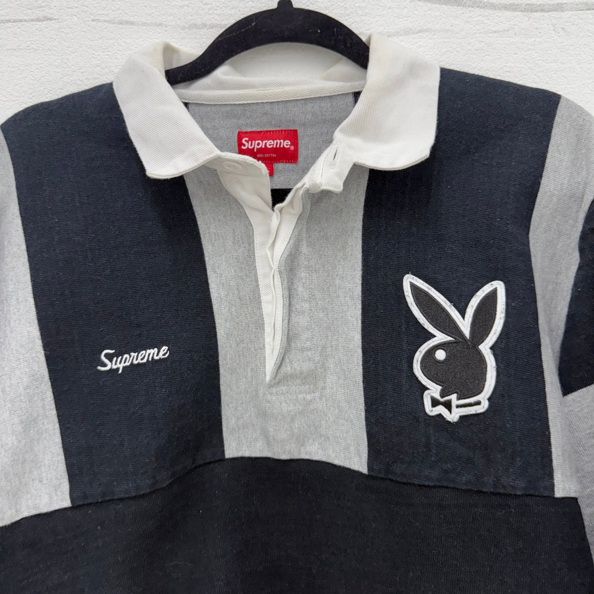 Supreme Playboy Rugby Polo Black FW17 Size L