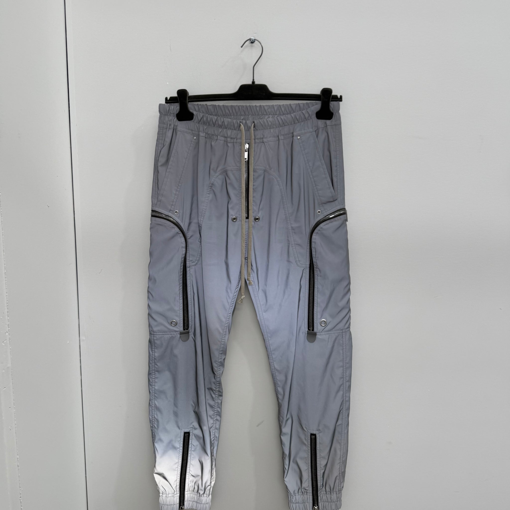 Rick Owens FW22 Reflective Bauhaus Grey Pant (Size 50)