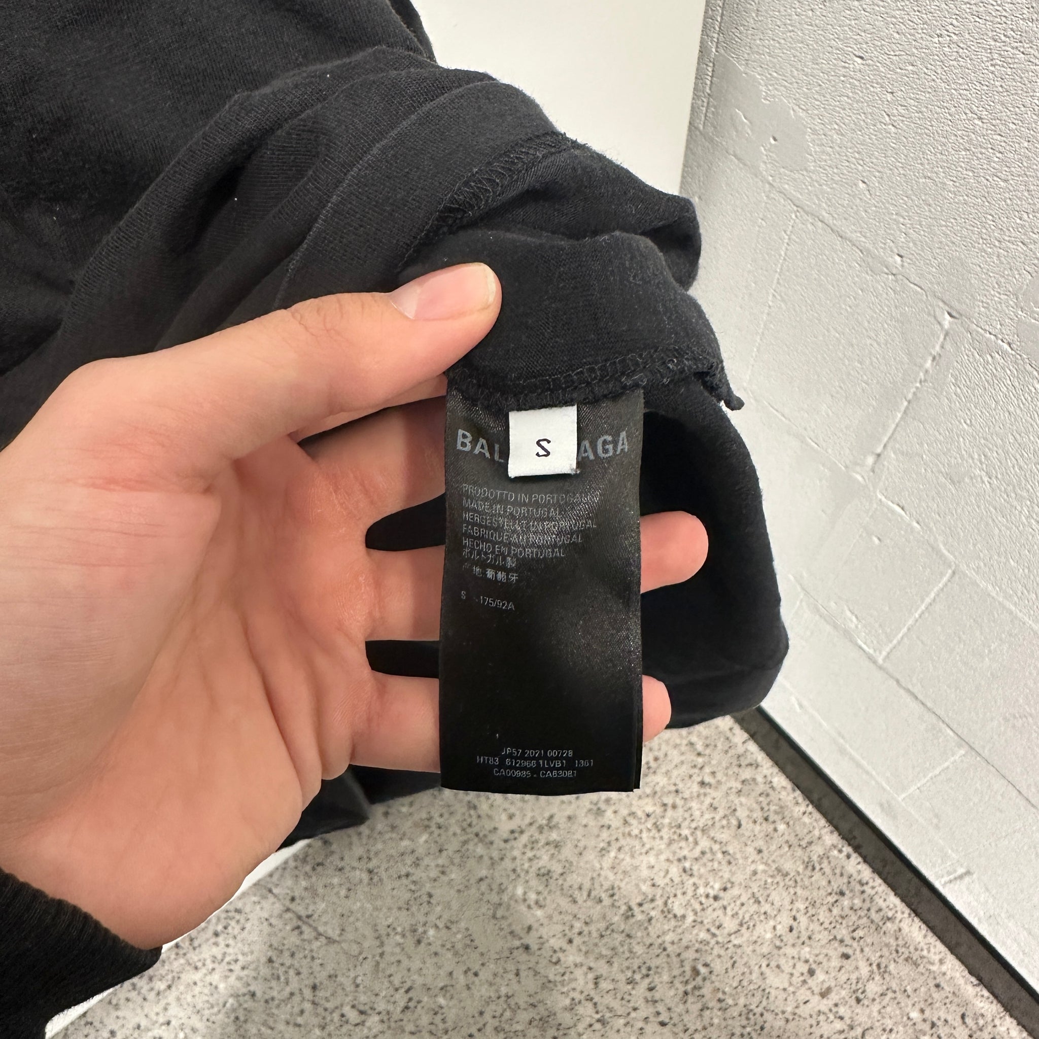 Balenciaga Retail Therapy T Shirt Black (Size S)