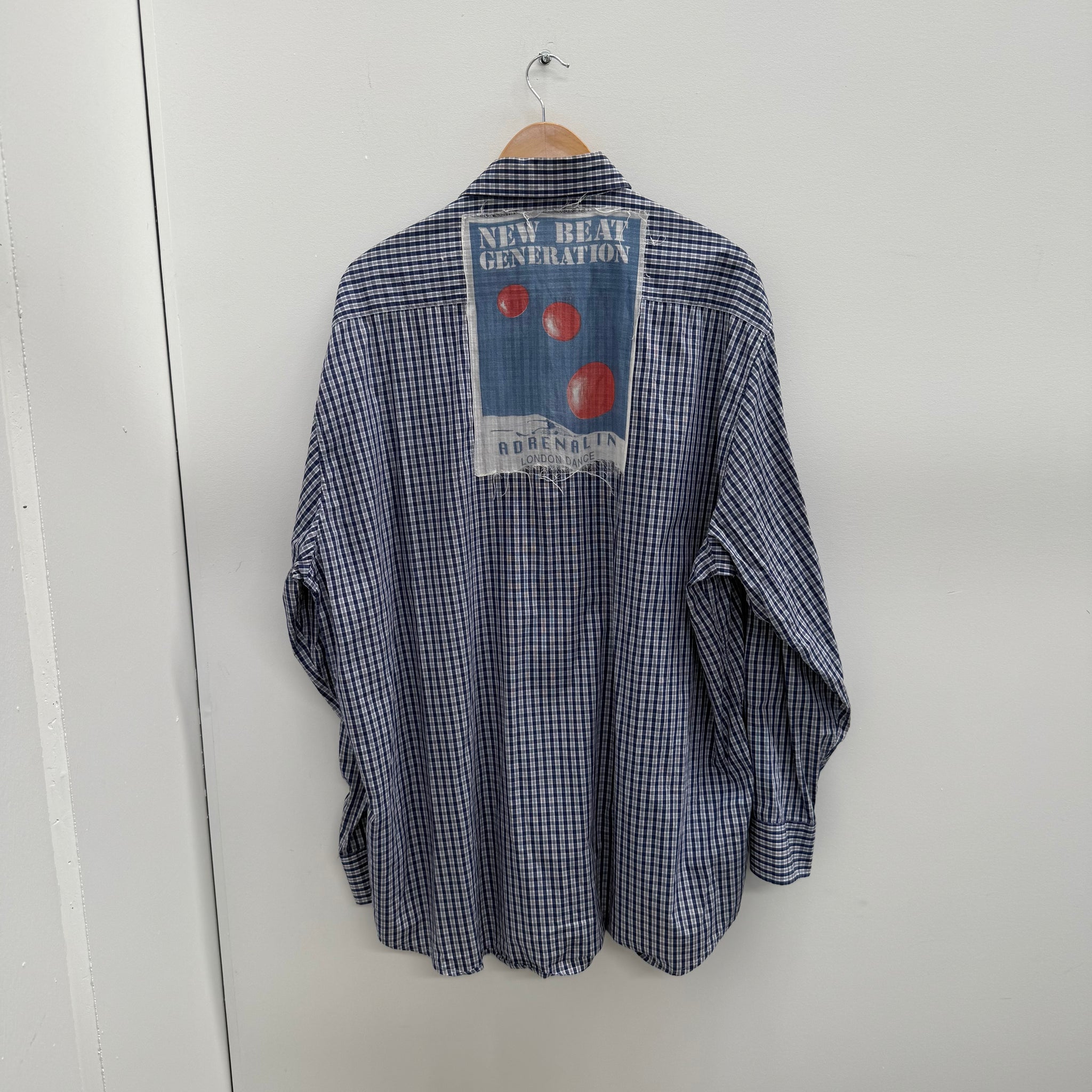 Martine Rose FW18 Boyfriend Utopia Logo Button Shirt (fits L-XL)