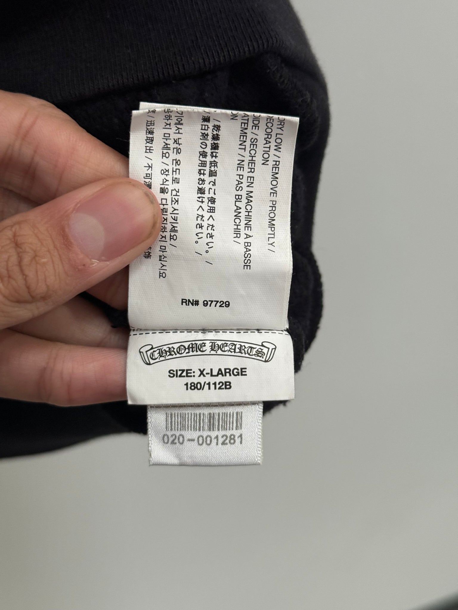 Chrome Hearts Matty Boy Chomper Horseshoe Hoodie (Size XL)