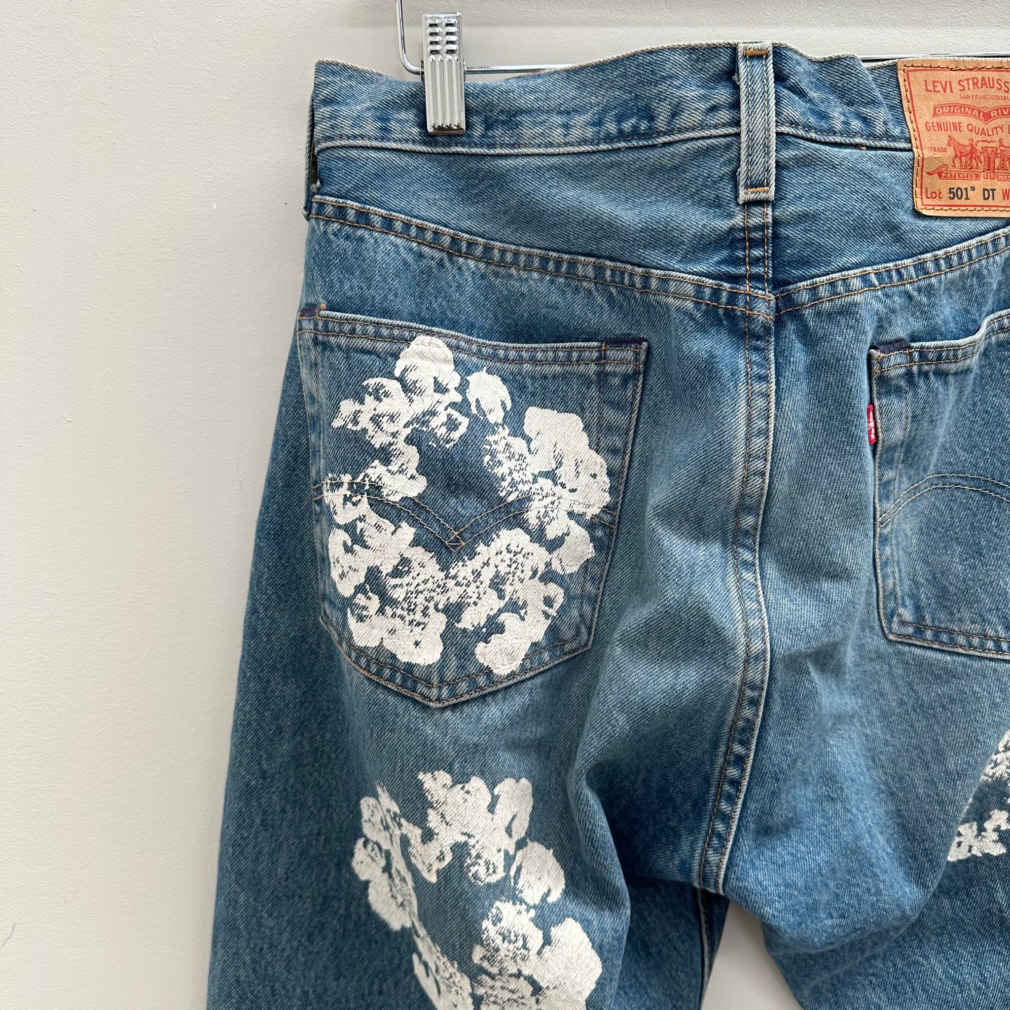 Denim Tears Levi's Cotton Wreath Jeans 32 X 32