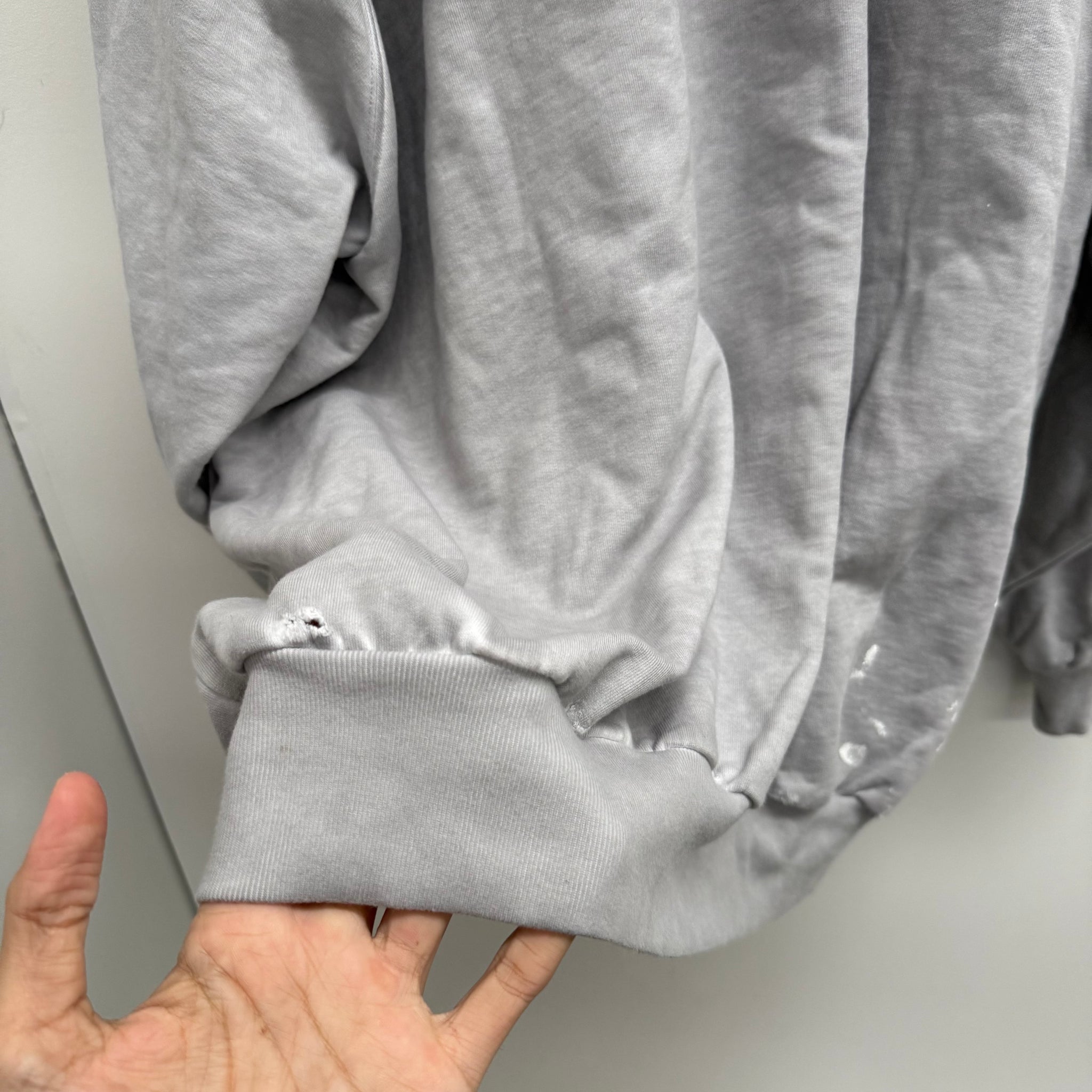Balenciaga Metal Graphic Print Hoodie Grey (fits L-XL)