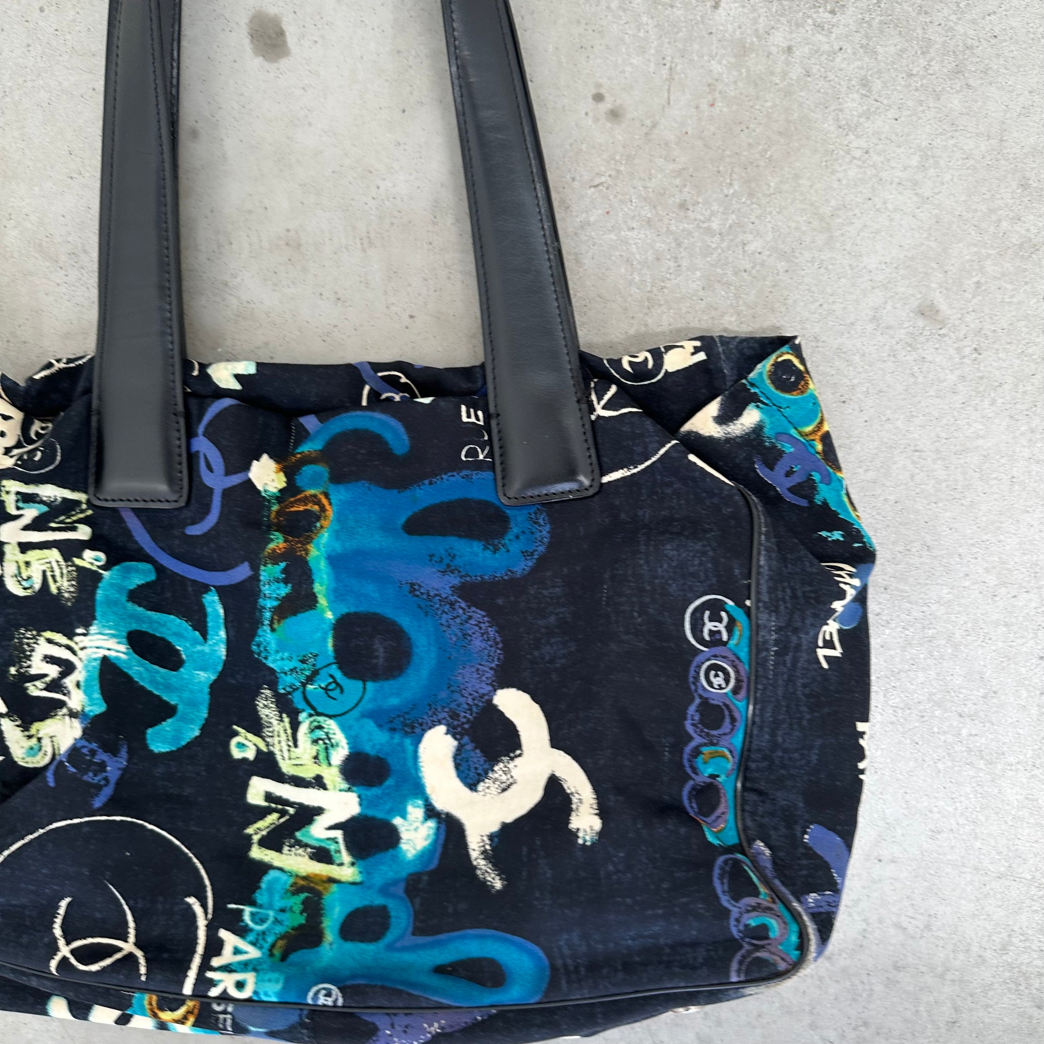 Chanel Travel PM Hawaii Tote Bag Black
