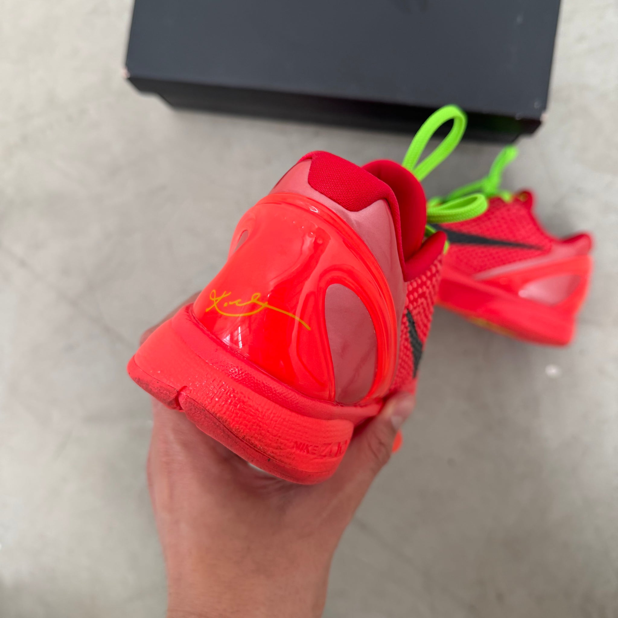Nike Kobe 6 Reverse Grinch (US8)