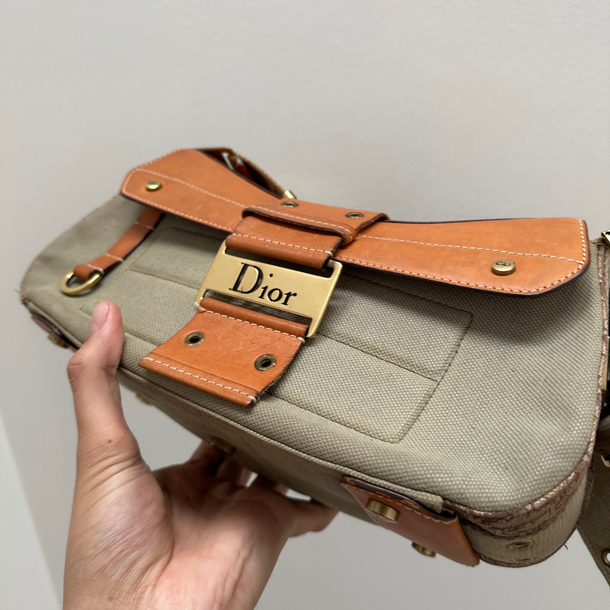 Christian Dior Green Street Chic Columbus Bag
