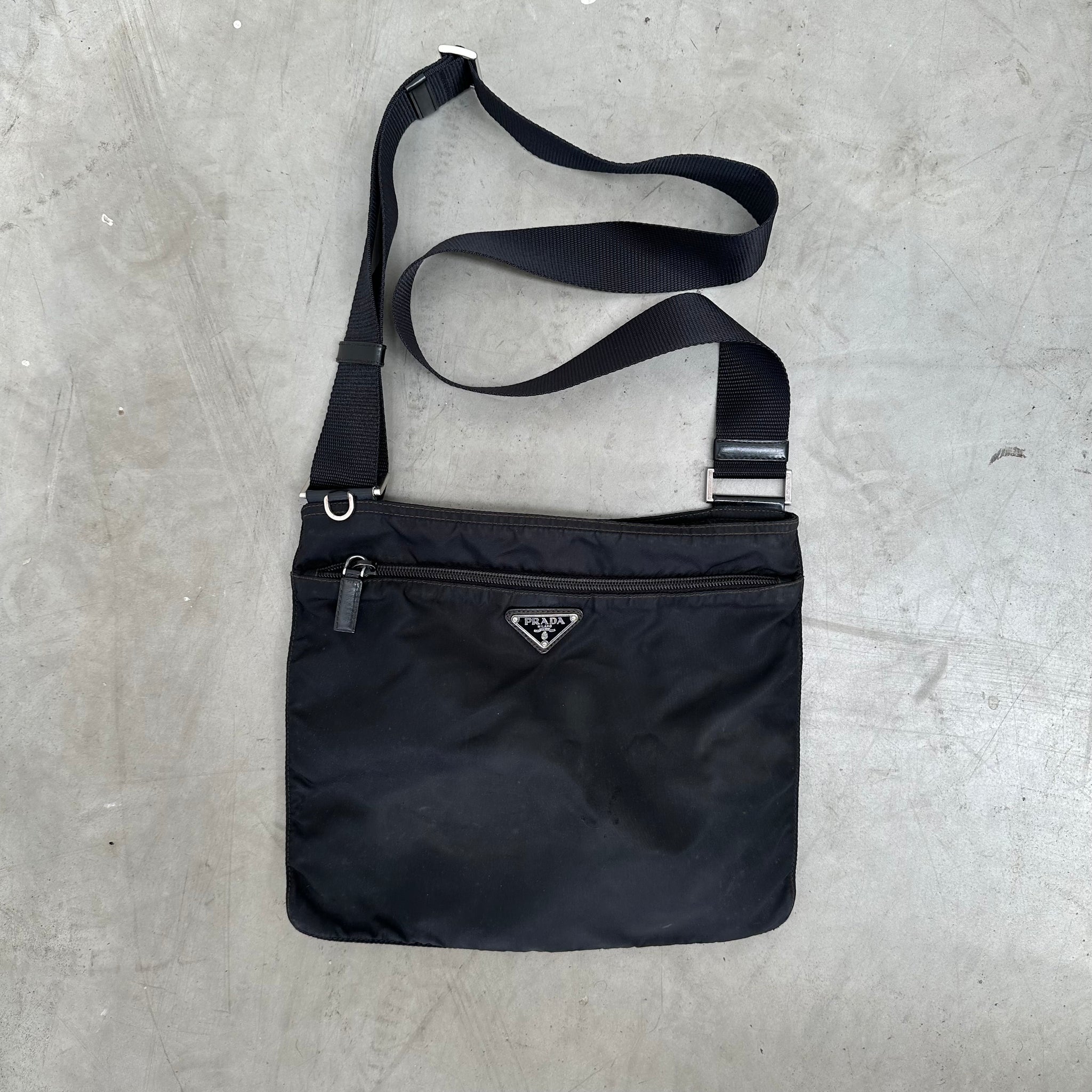 Prada Black Crossbody Messenger Bag