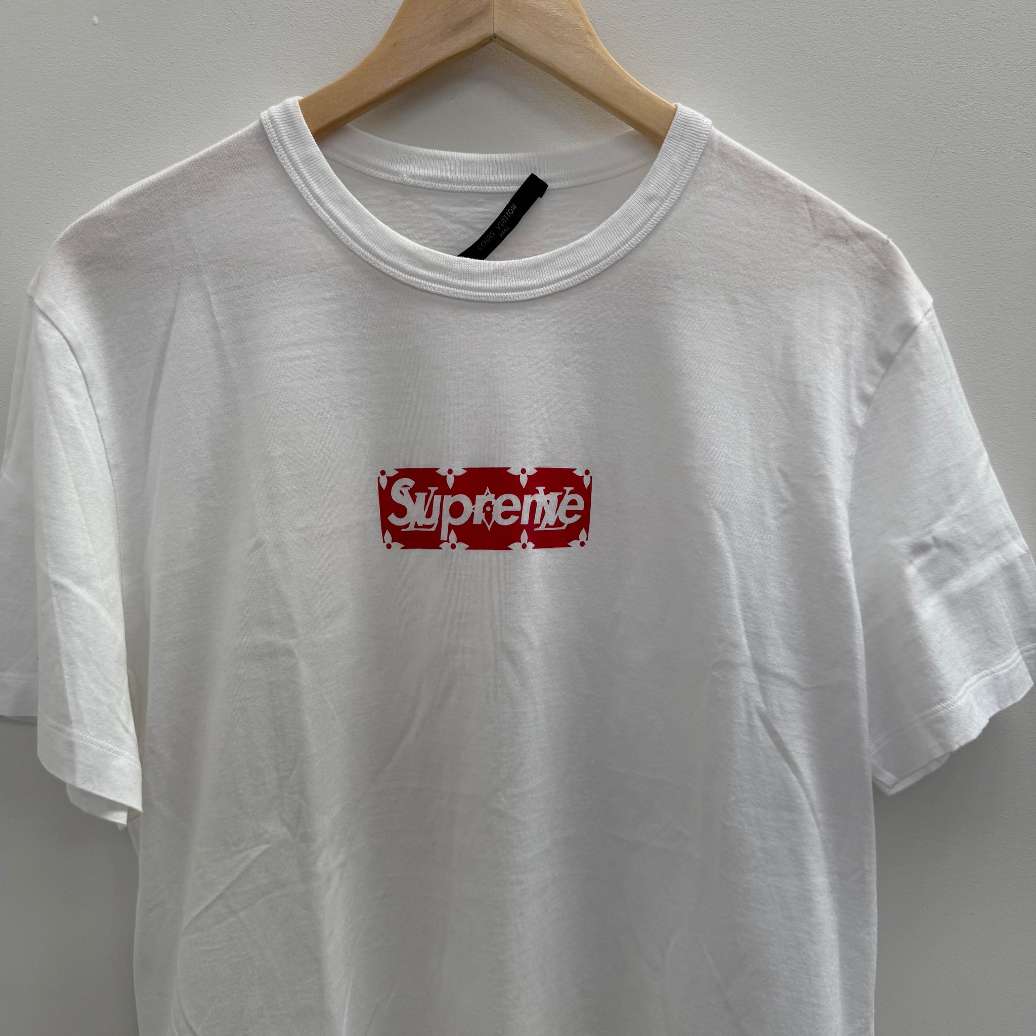 Supreme Louis Vuitton Box Logo Tee White (Size M)