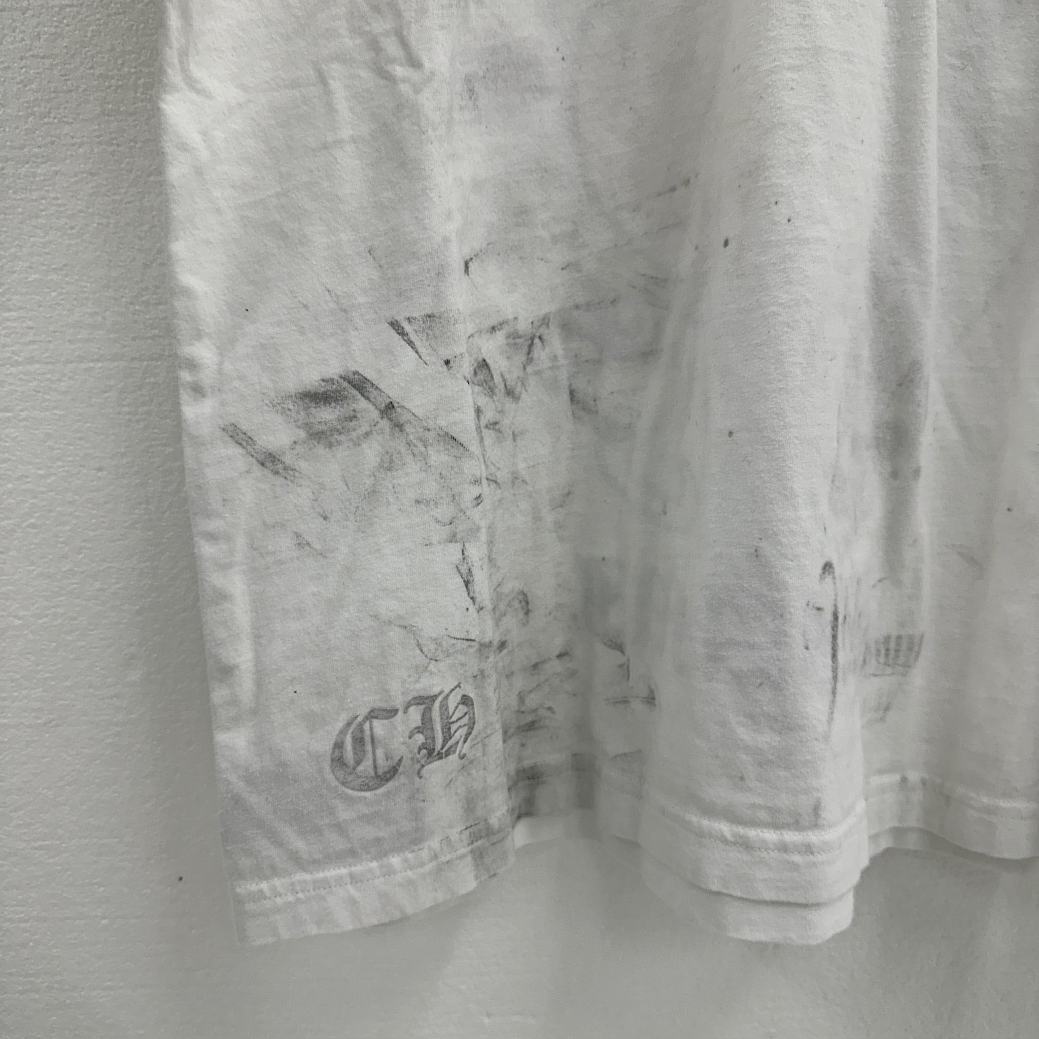 Chrome Hearts Horseshoe L/S Miami White Size M