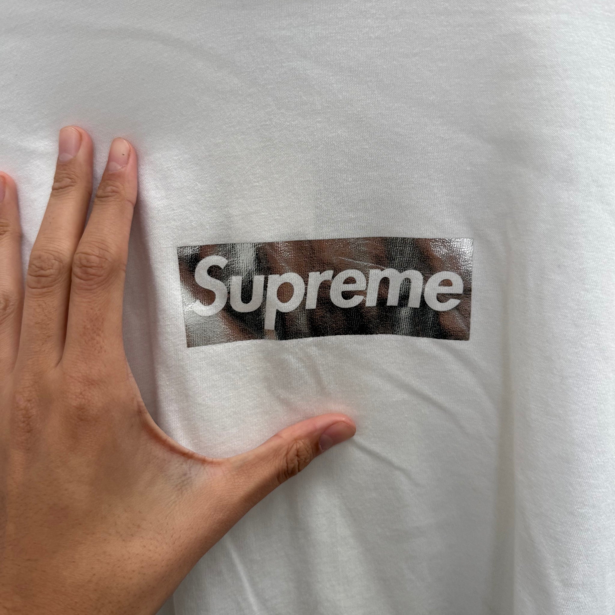 Supreme Chicago Box Logo T Shirt White (Size M)