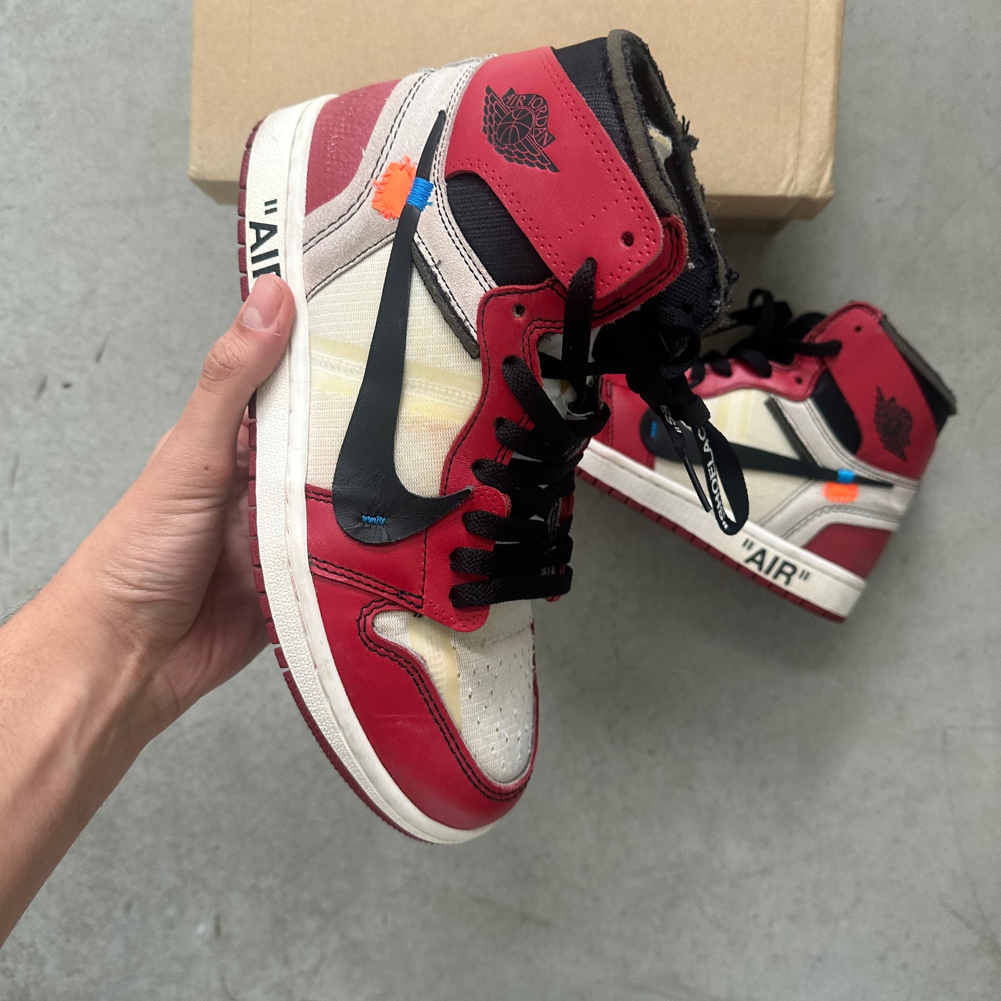 Off-White x Air Jordan 1 Retro High OG 'Chicago' US8