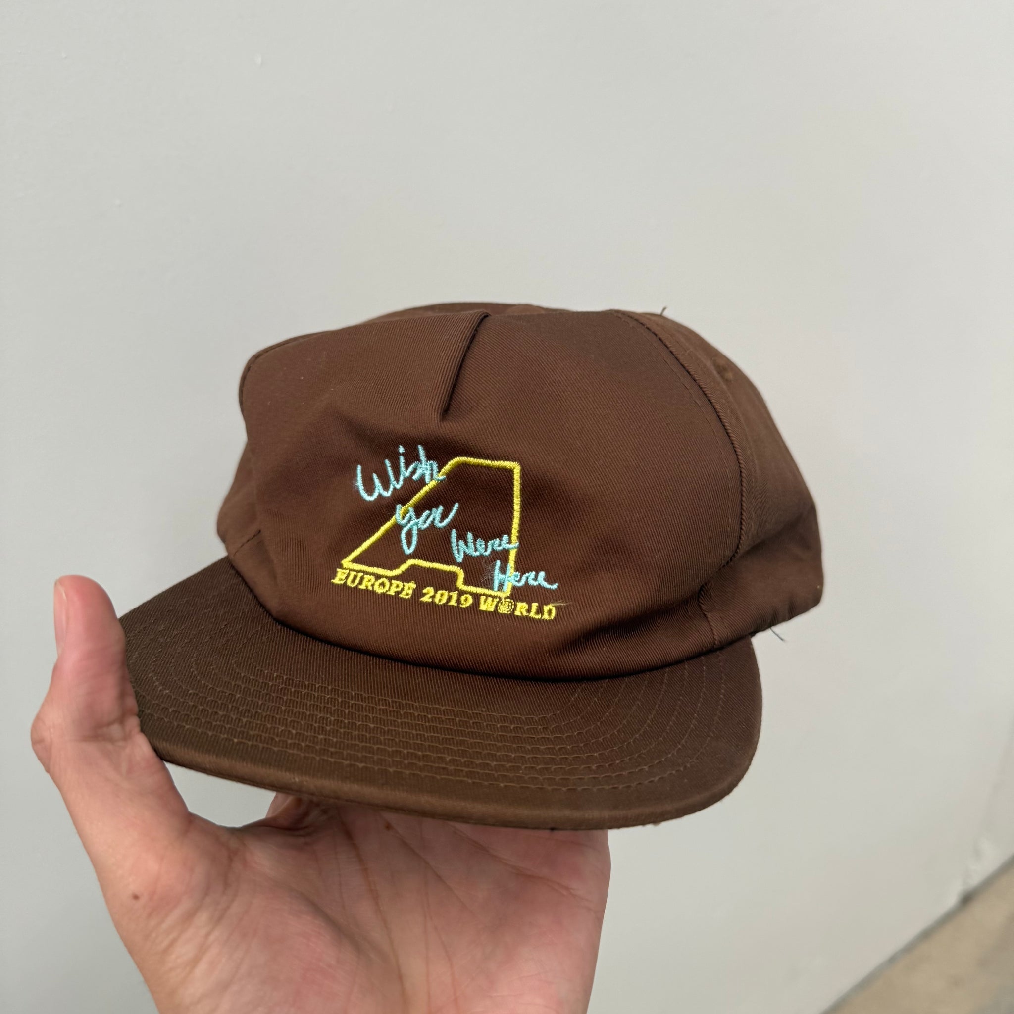 Travis Scott Wish You Were Here Hat Brown