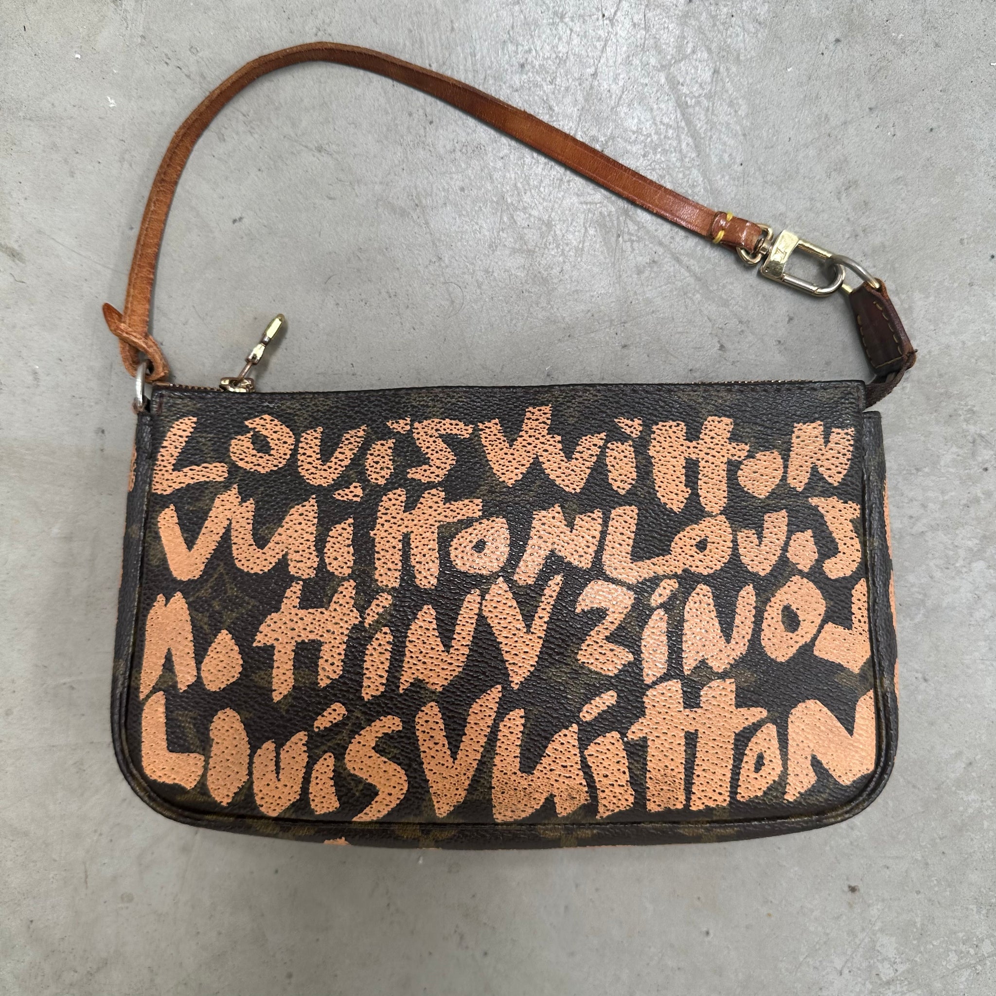 Louis Vuitton X Stephen Sprouse Graffiti Monogram Pochette Bag