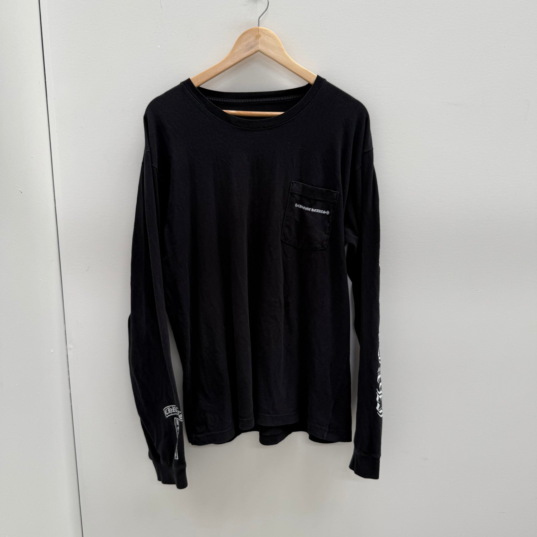 Chrome Hearts Black Logo Longsleeve (Size XL)
