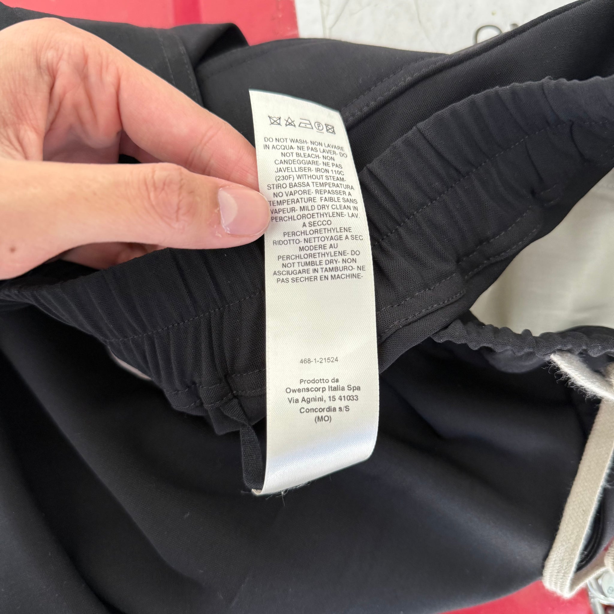 Rick Owens SS23 Drawstring Wool Pants (Size 48)