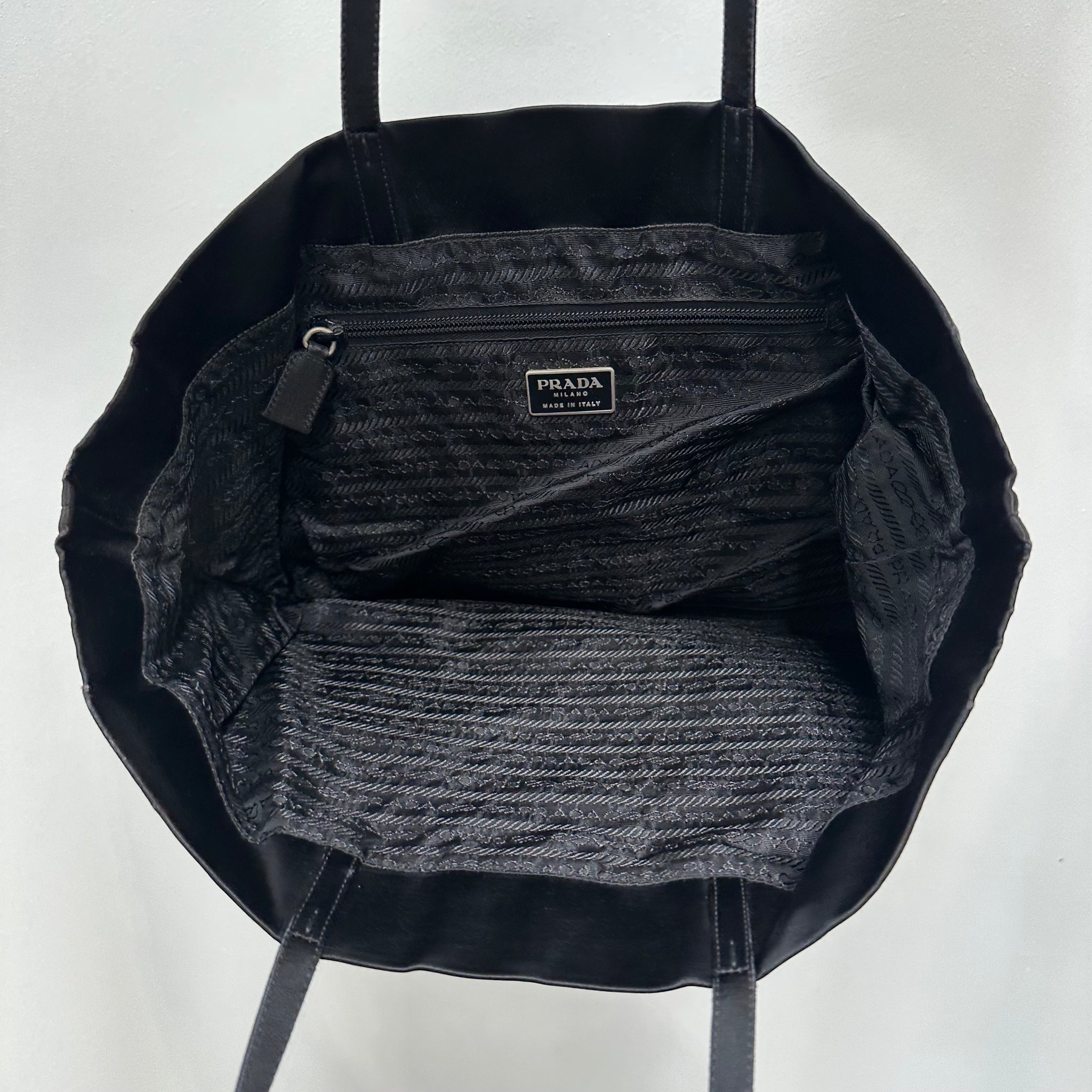 Prada Tote Bag Velour Material