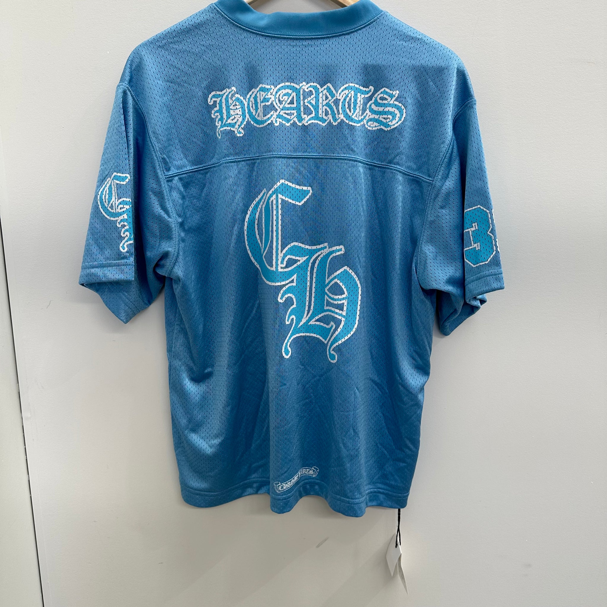 Chrome Hearts Stadium Mesh Blue Tshirt Jersey (Size M)