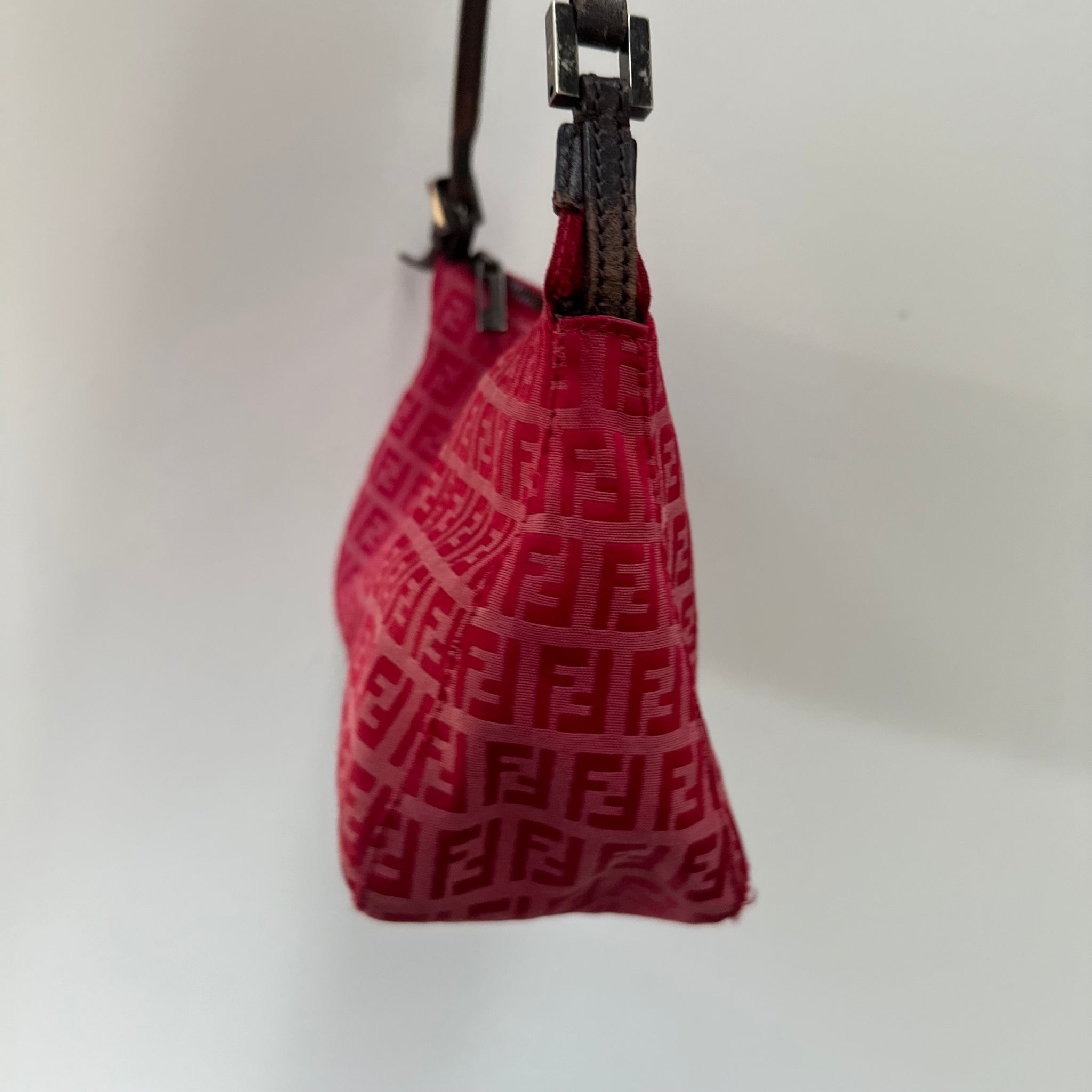 Fendi Red Pochette Shoulder Bag