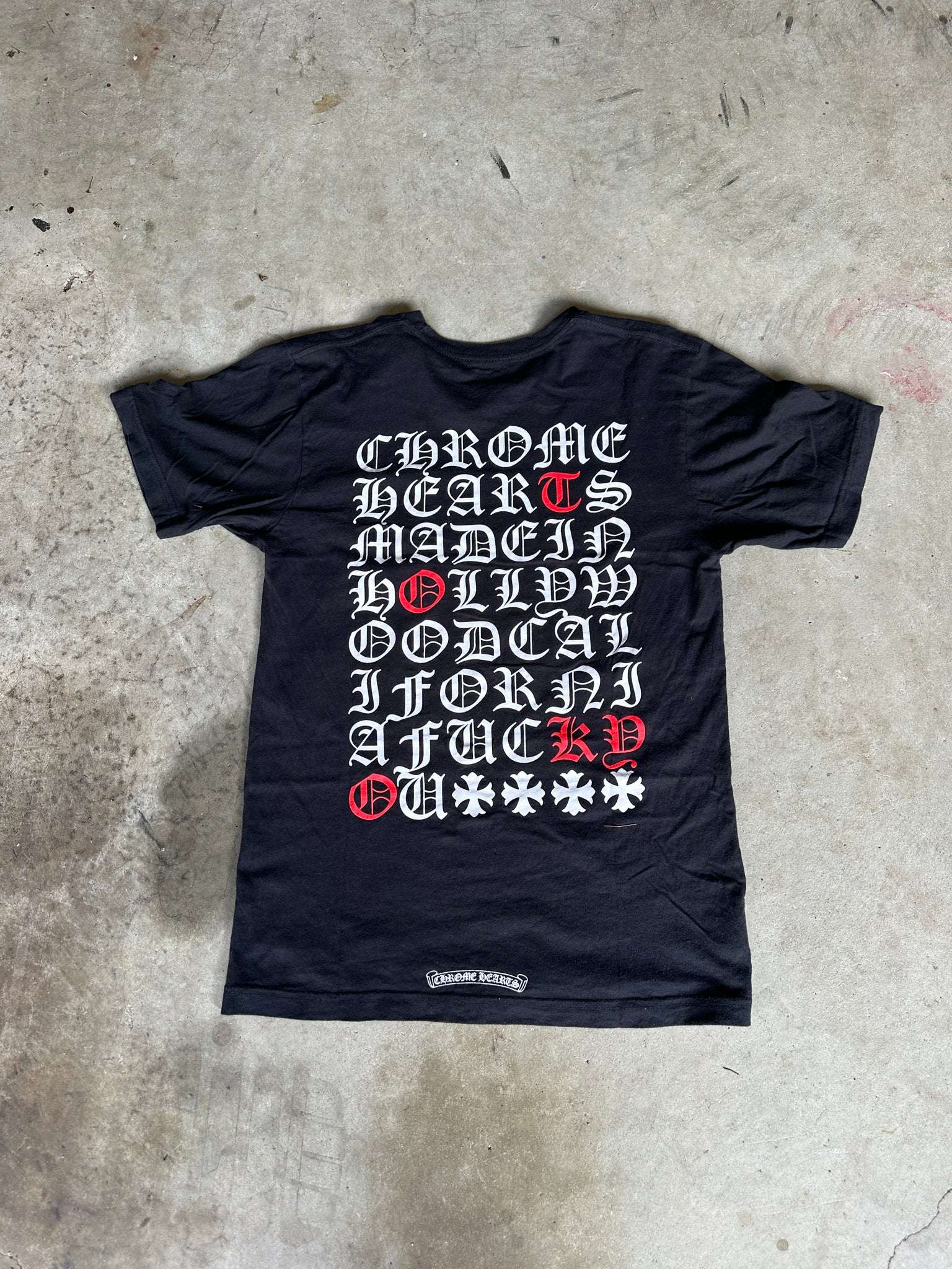 Chrome Hearts Made In Hollywood T Shirt Black (Size M)