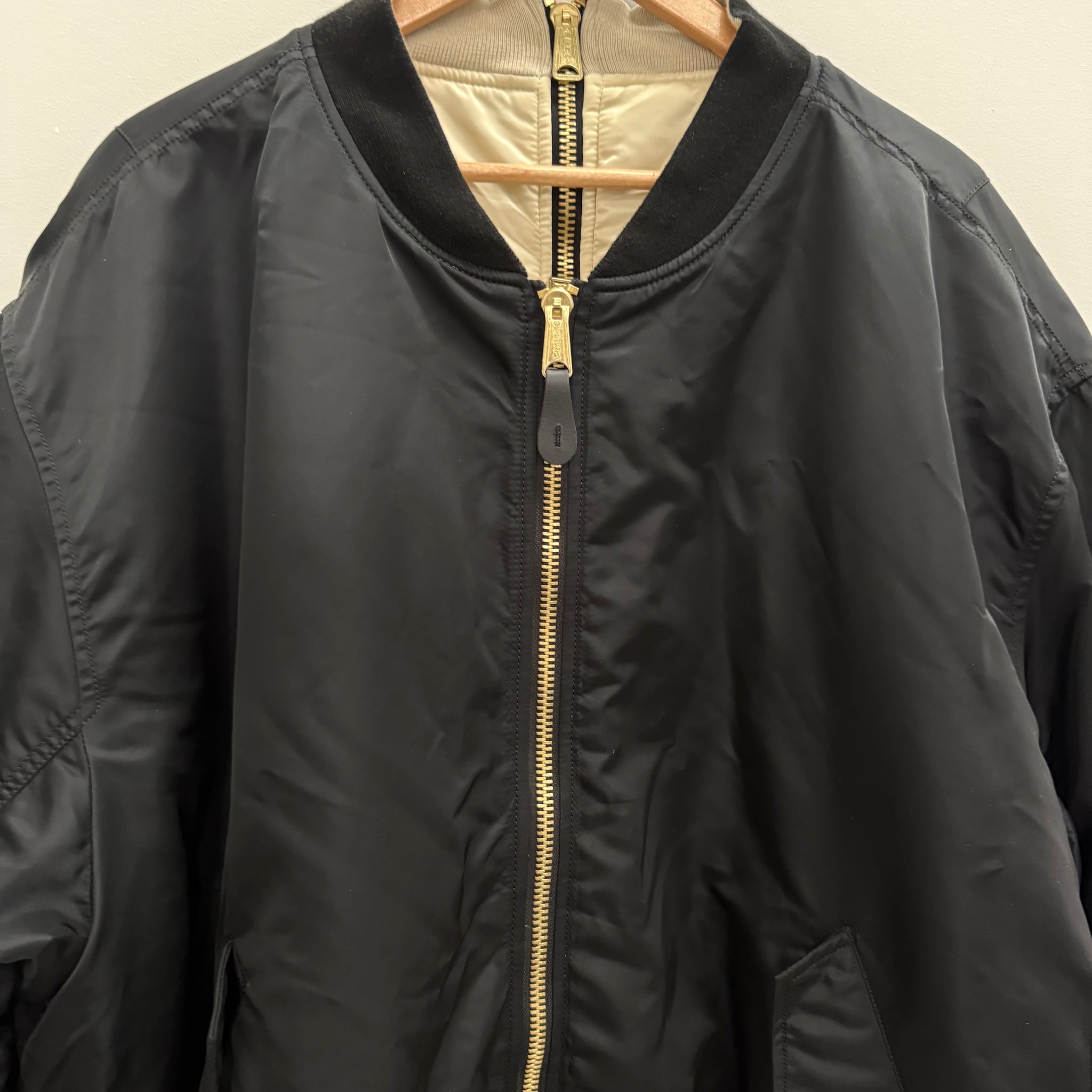 Vetements Full Zip Reversible Bomber Jacket (Size S)