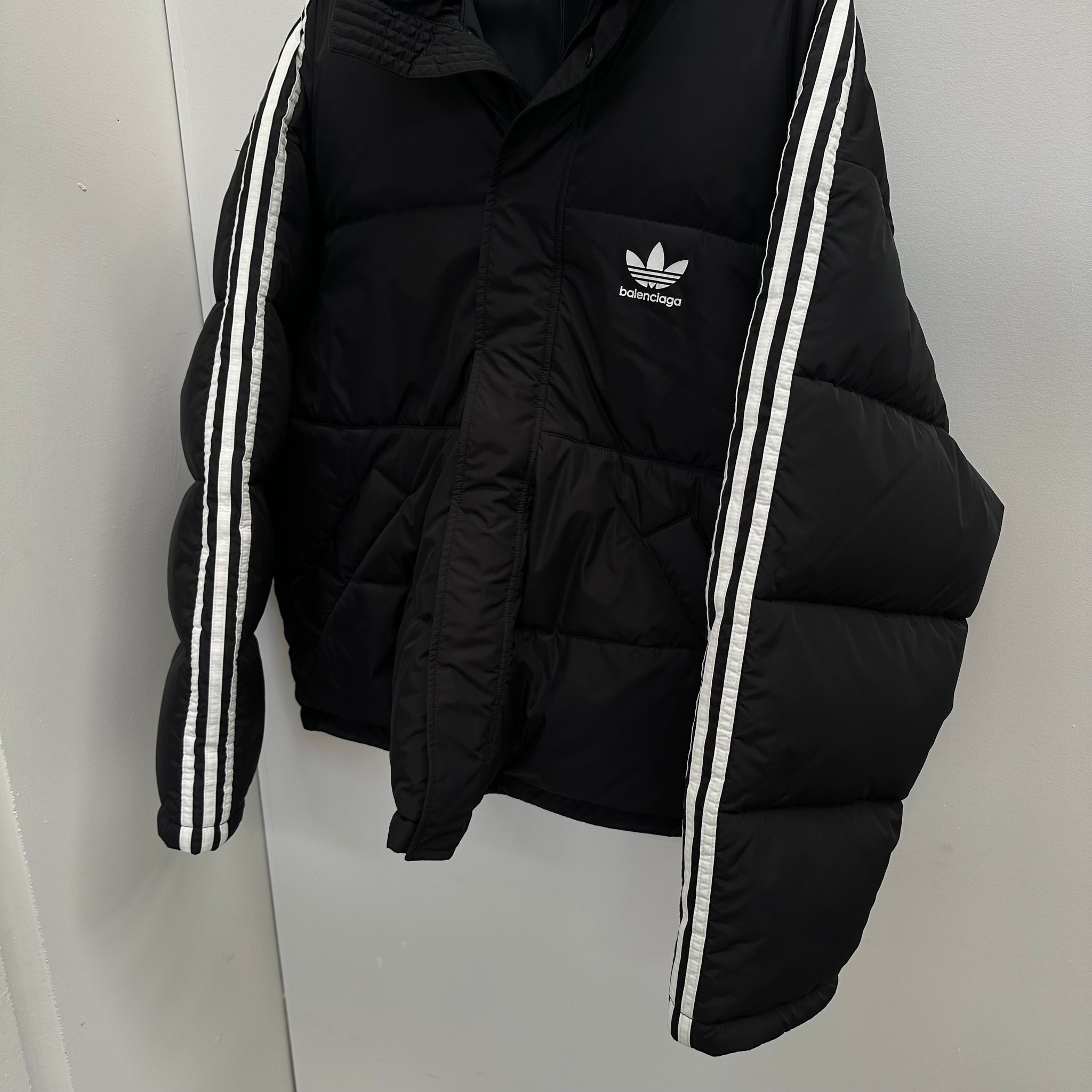 Balenciaga x Adidas Puffer Jacket in Black