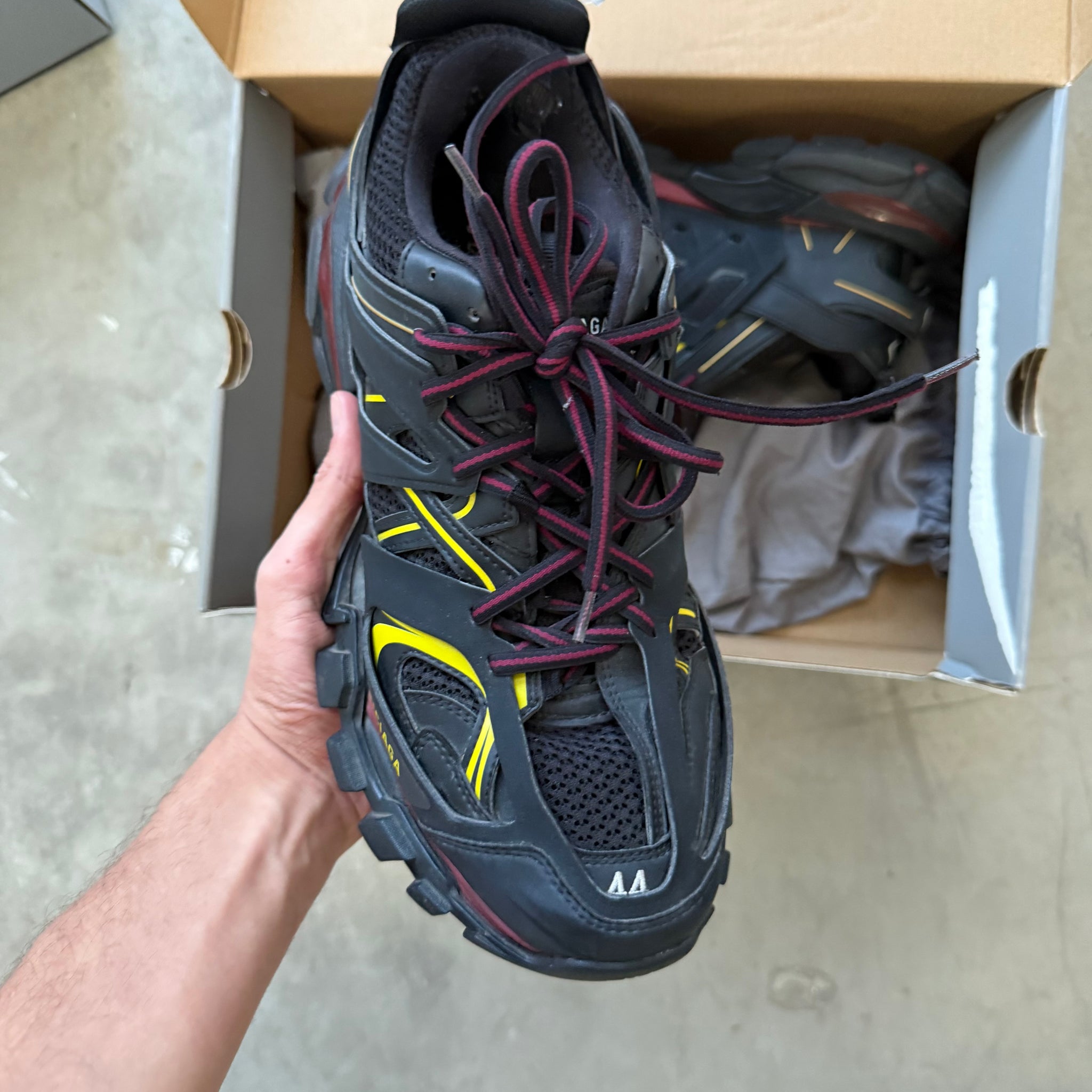 Balenciaga Track Runner Black/Red (Size US11/44)