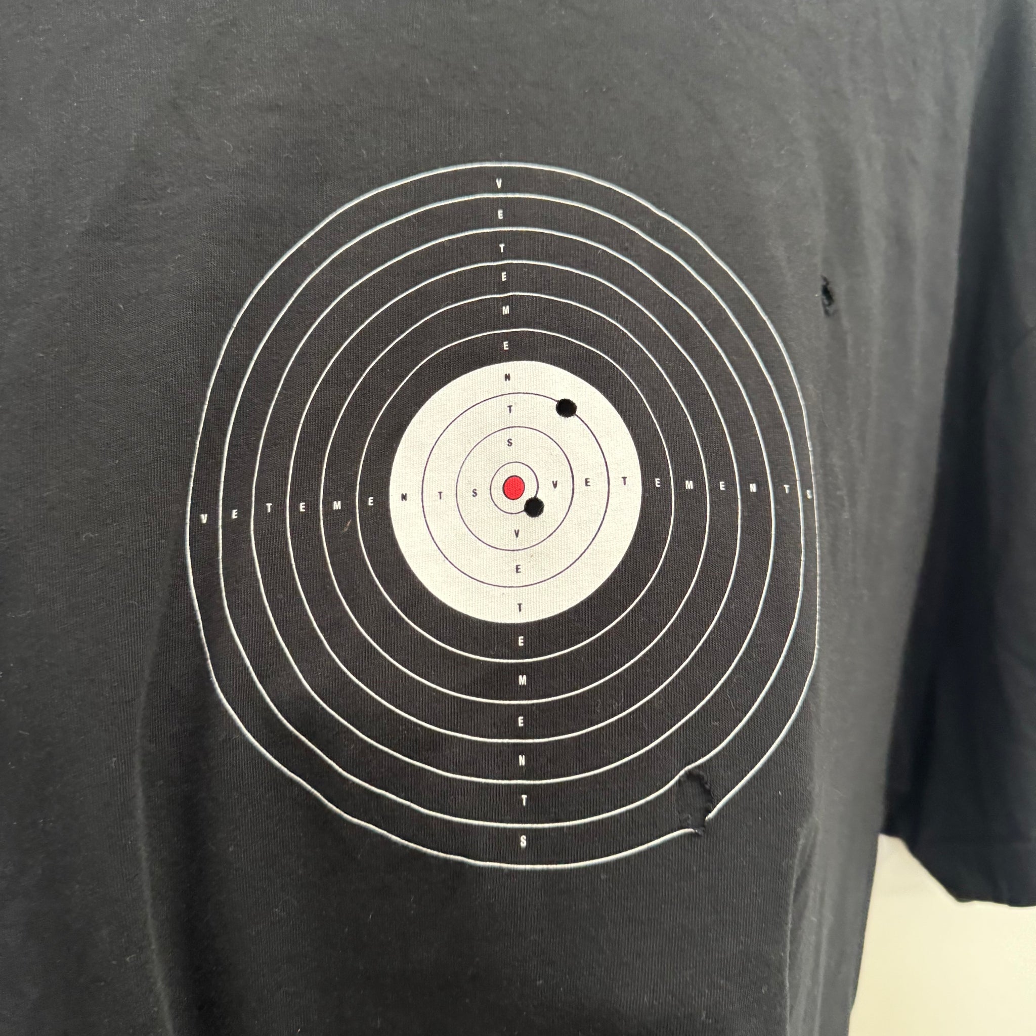 Vetements Target Distressed T-Shirt (Size XL)