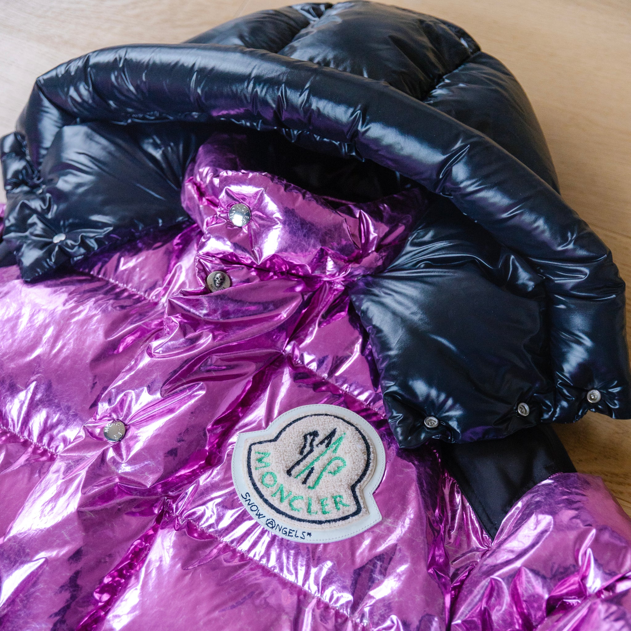 Palm Angels x Moncler Puffer Jacket Purple (Size 3)