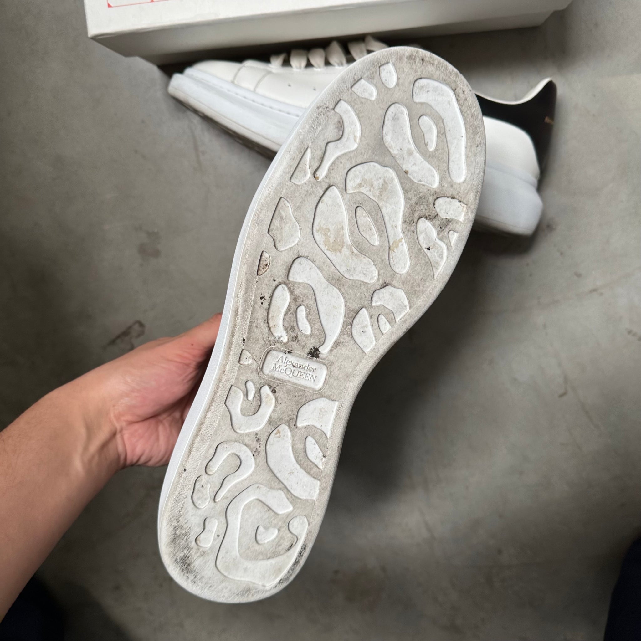 Alexander McQueen Oversized Low-Top Sneakers US14.5