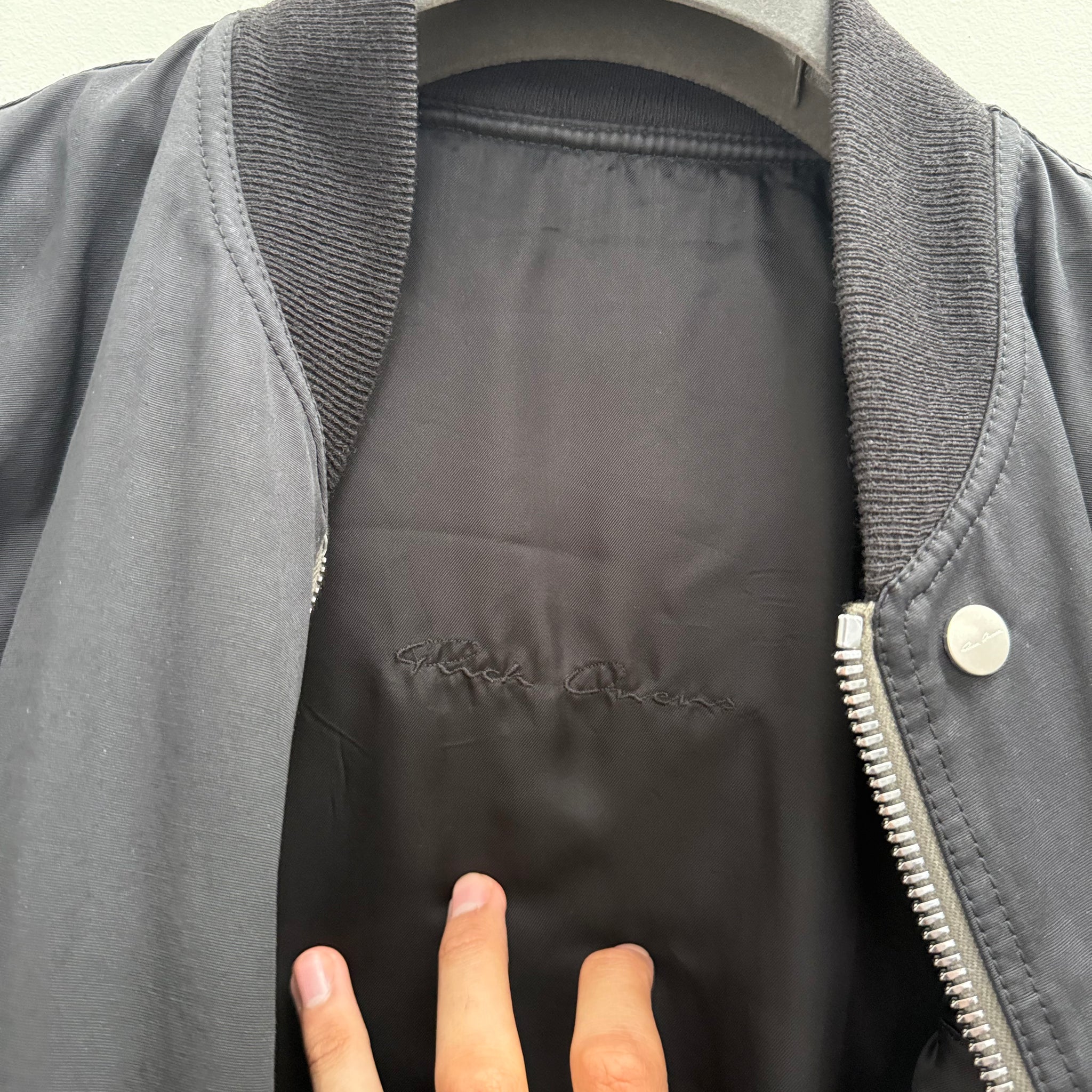 Rick Owens FW21 Cropped Flight Bomber (Size 50)
