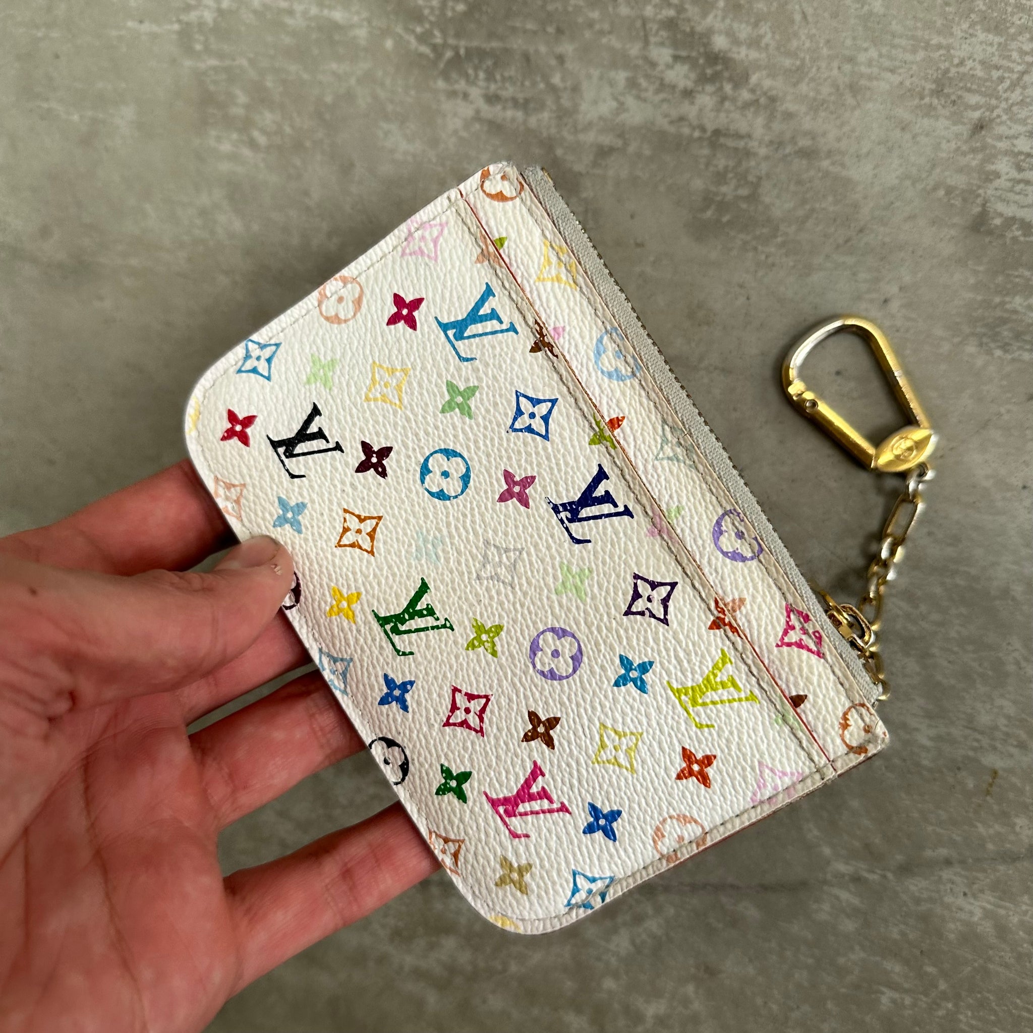 Louis Vuitton Murakami Pochette Cles Coin Purse