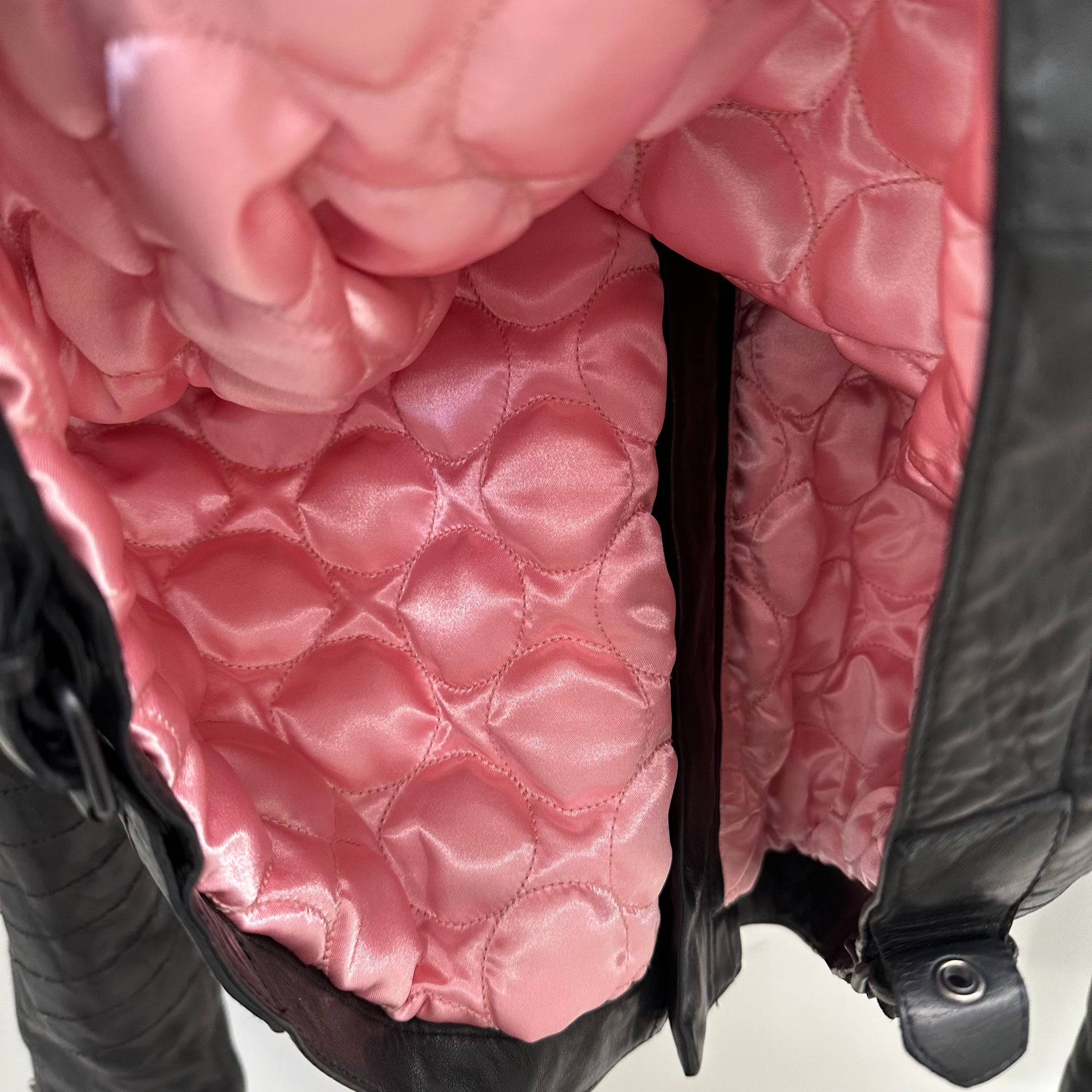 Acne Studios Laffero Distressed Black  Leather Jacket