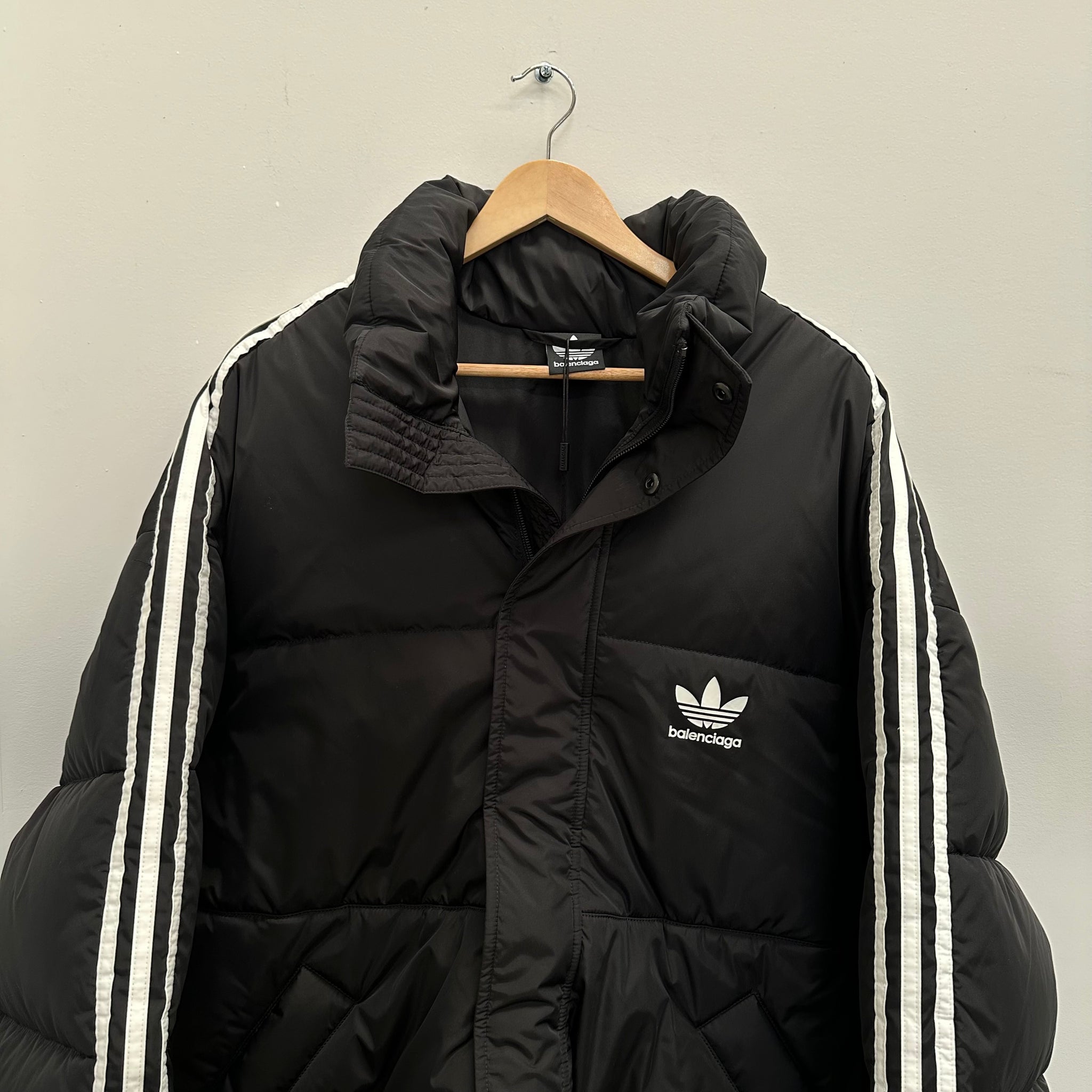 Balenciaga x Adidas Puffer Jacket in Black