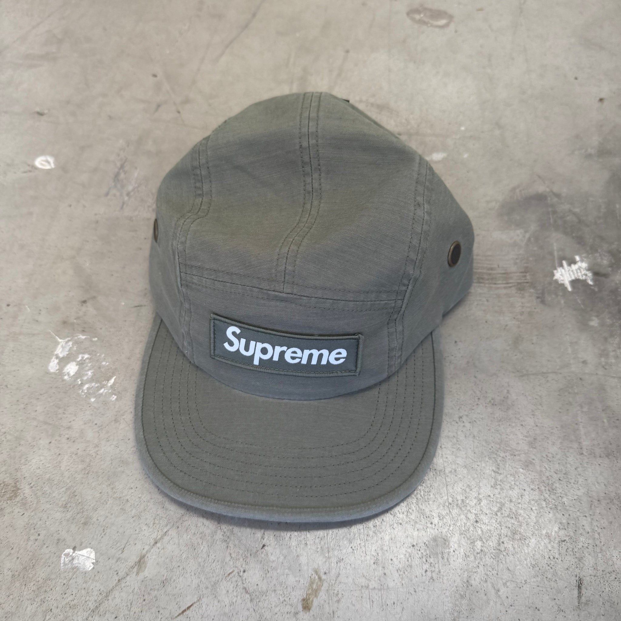 Supreme Olive Camp Cap