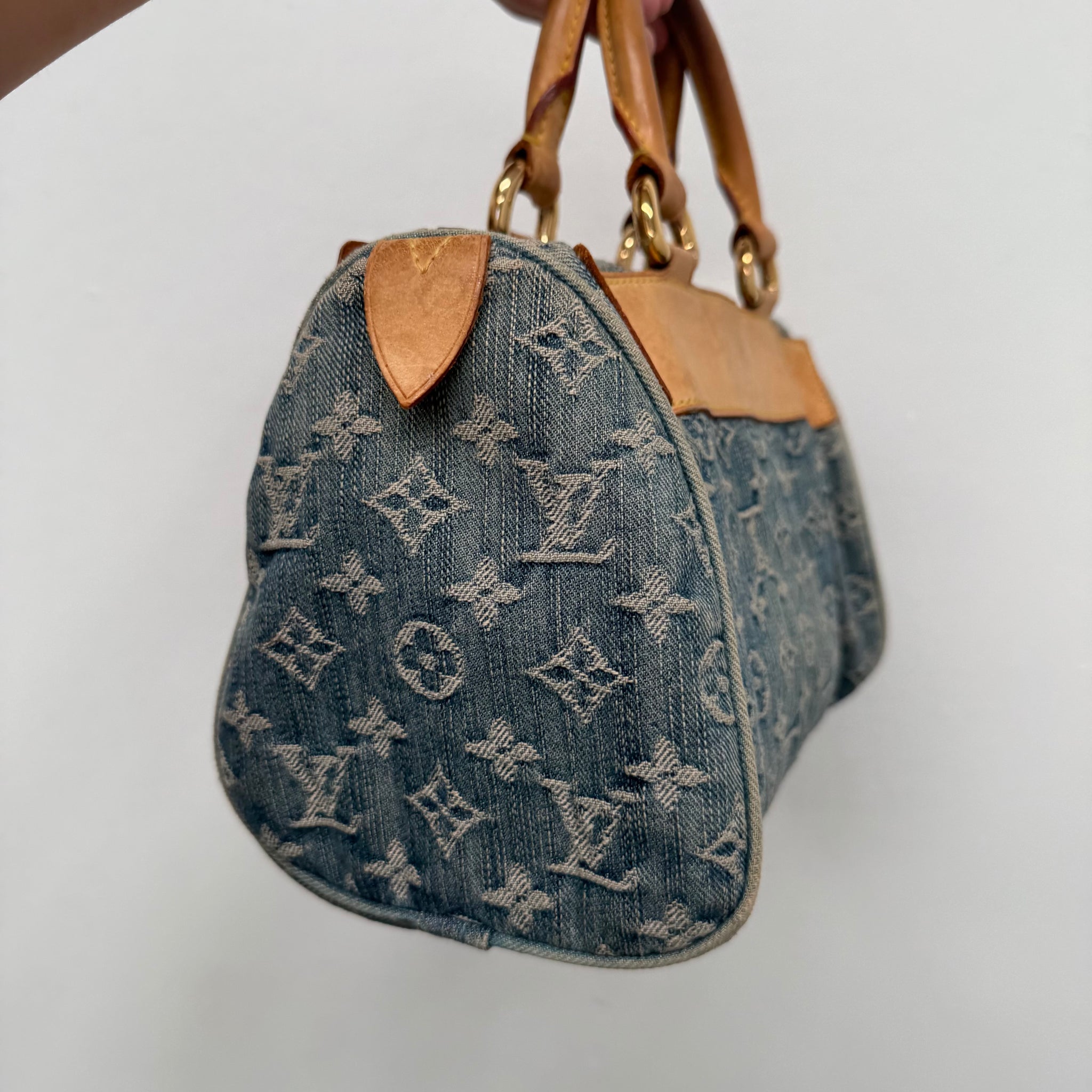 Louis Vuitton Monogram Denim Neo Speedy Blue