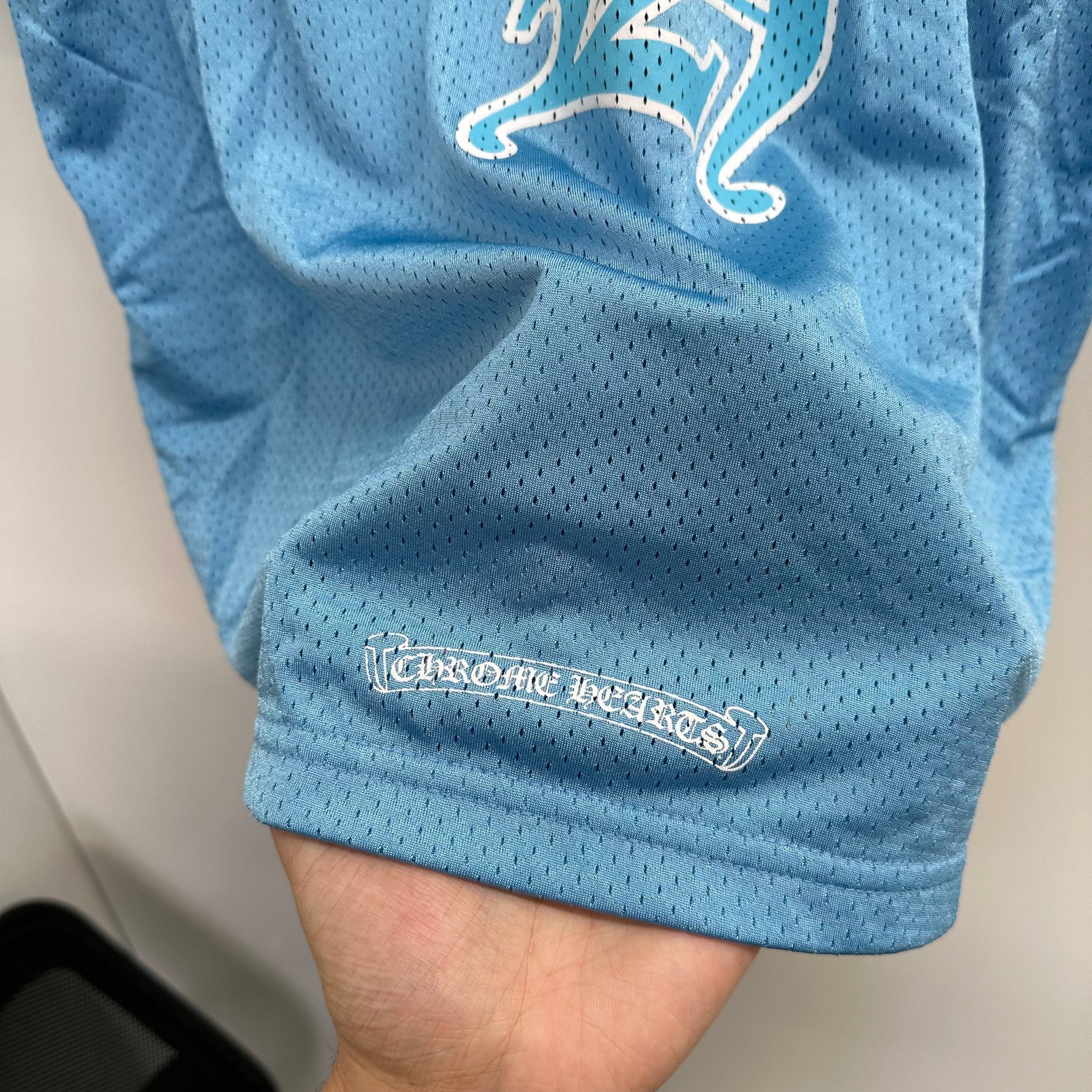 Chrome Hearts Stadium Mesh Blue Tshirt Jersey (Size M)