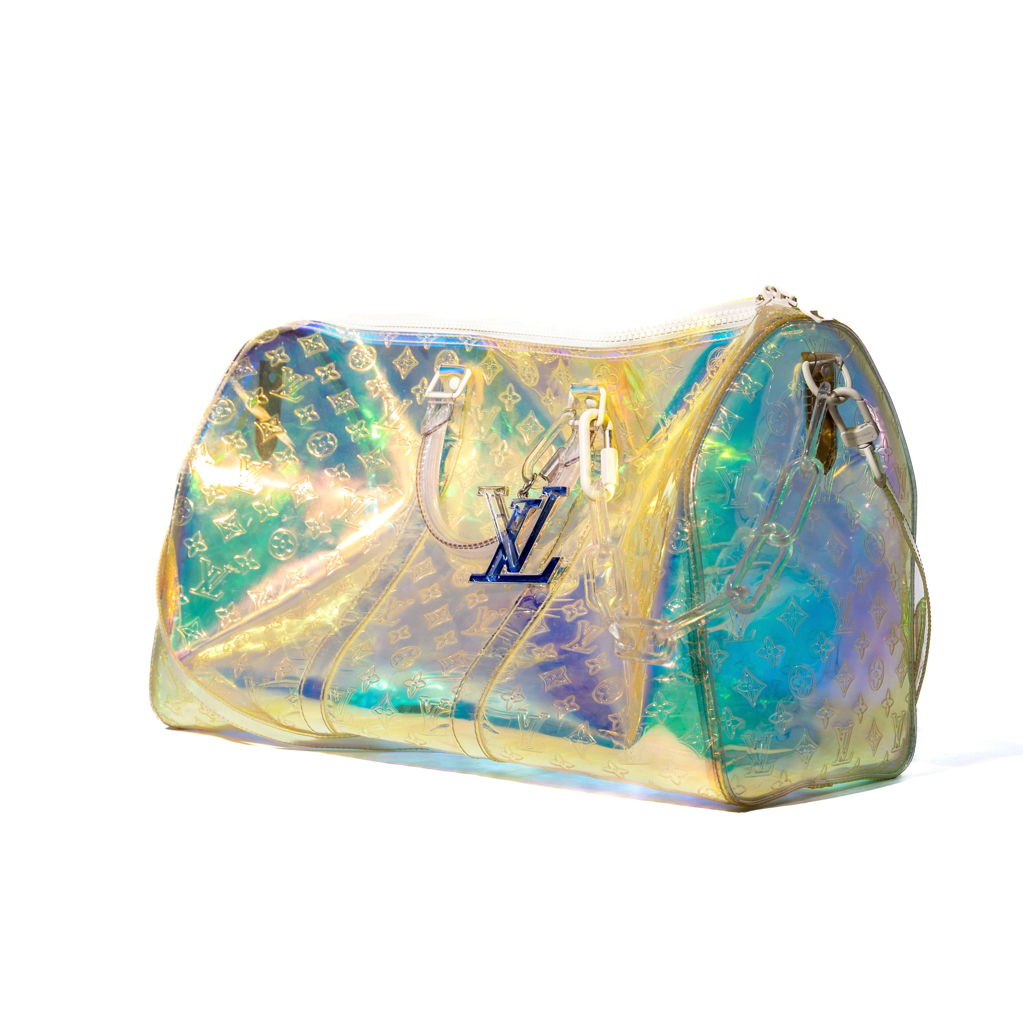 Louis Vuitton Keepall Bandouliere Prism 50 (With Keychain)