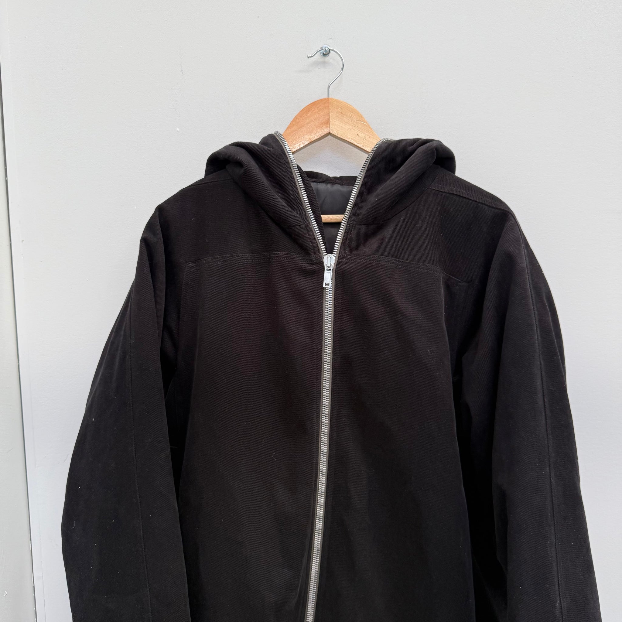 Rick Owens Full Zip Long Jacket Jacket (Size 50)