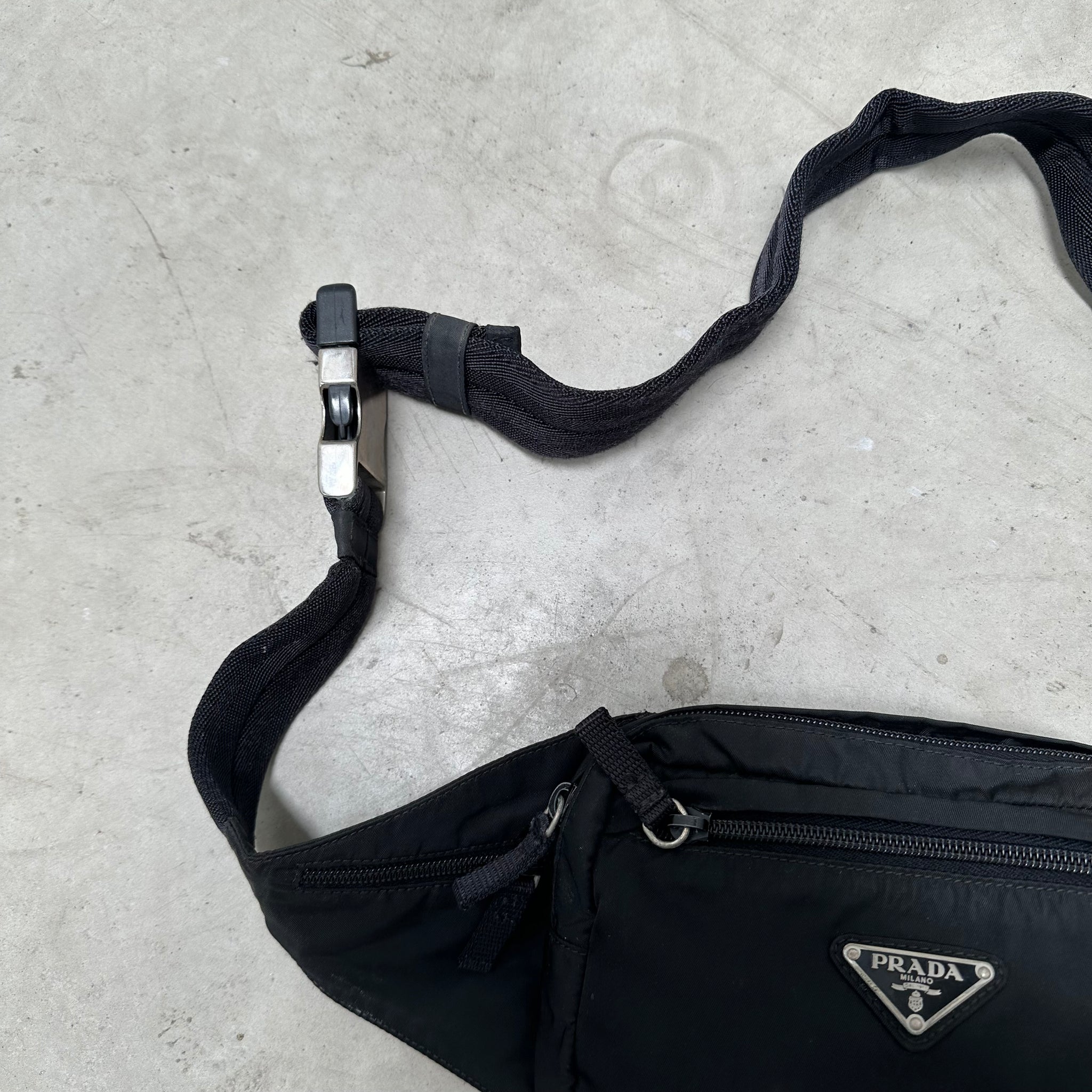 Prada Belt/Bum Bag Black Nylon