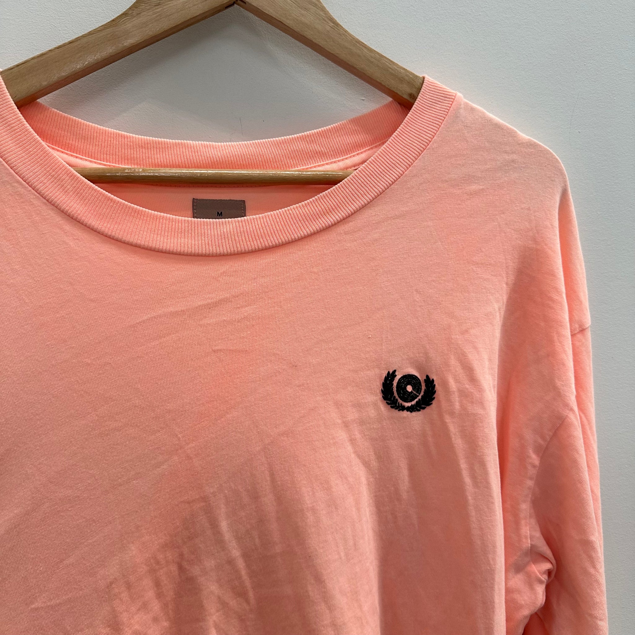 Yeezy Calabasas Neon Orange Long Sleeve Tshirt (Size M)